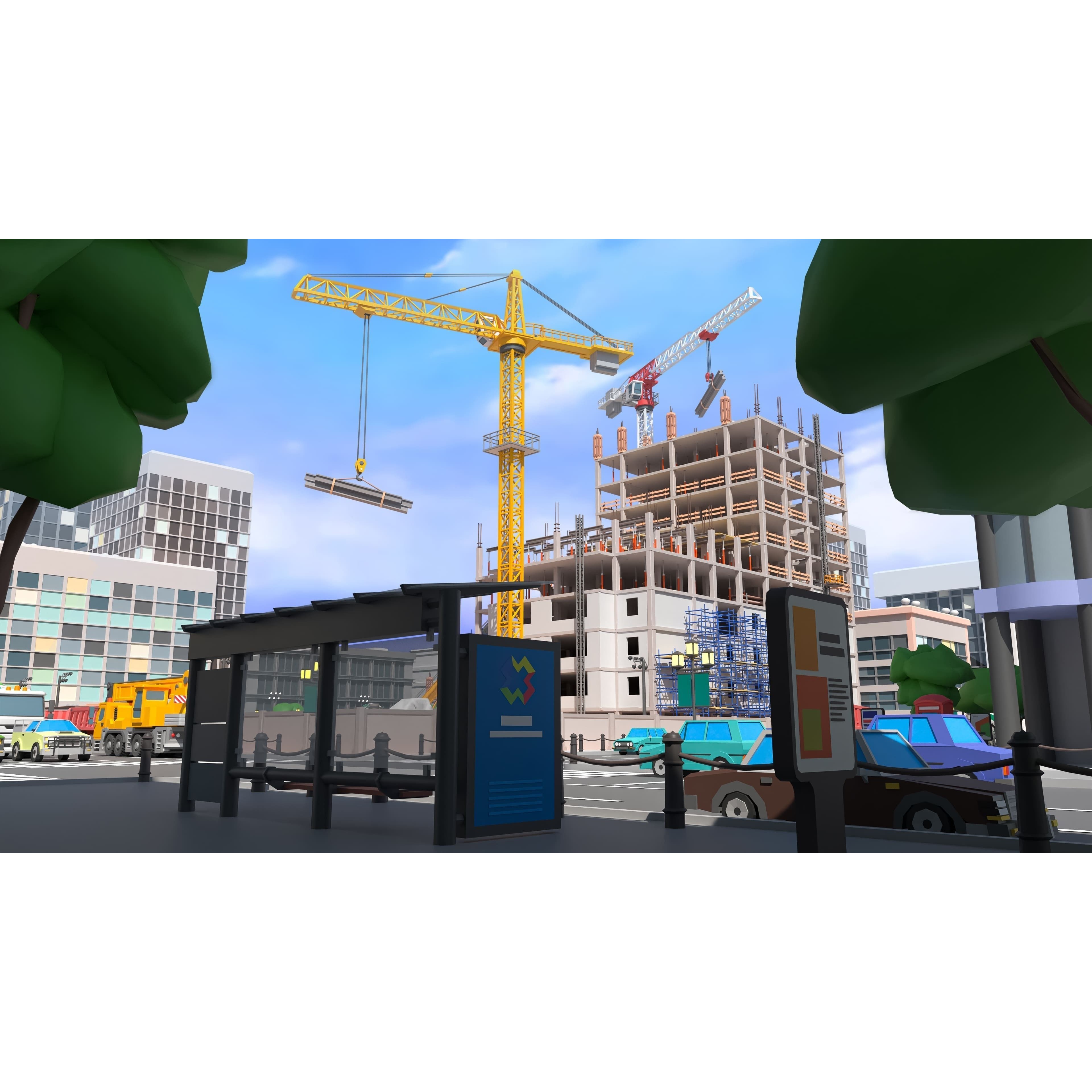 Heavy Machinery - Low-Poly Game-Ready 3D Model - View 31