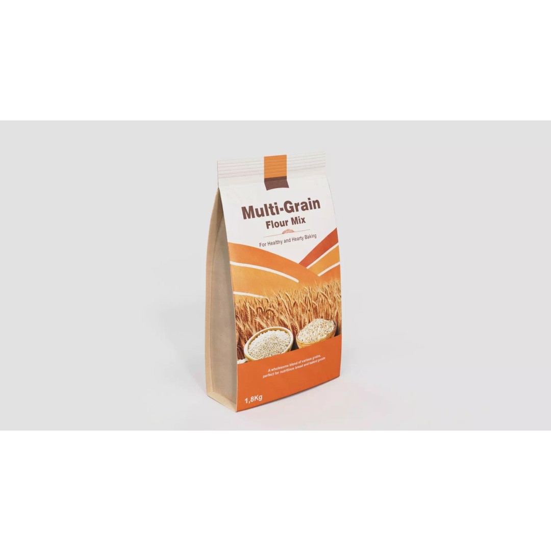 Multi-Grain Flour Mix 3D Model – Low Poly PBR Food Asset, FBX - View 2