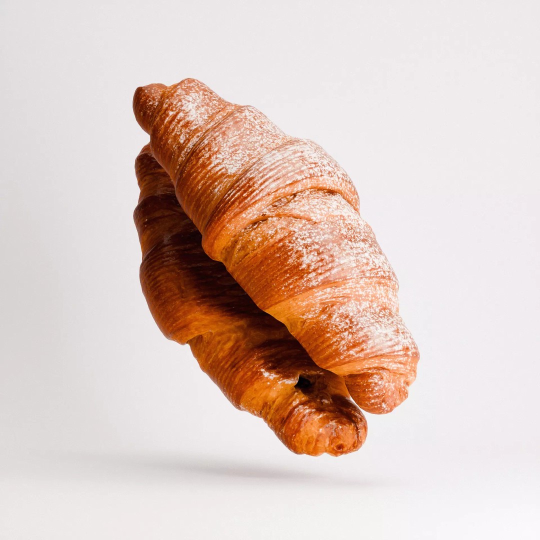 Vanilla Croissant 3D Model – Low Poly PBR Asset, FBX, OBJ, Blender - View 3