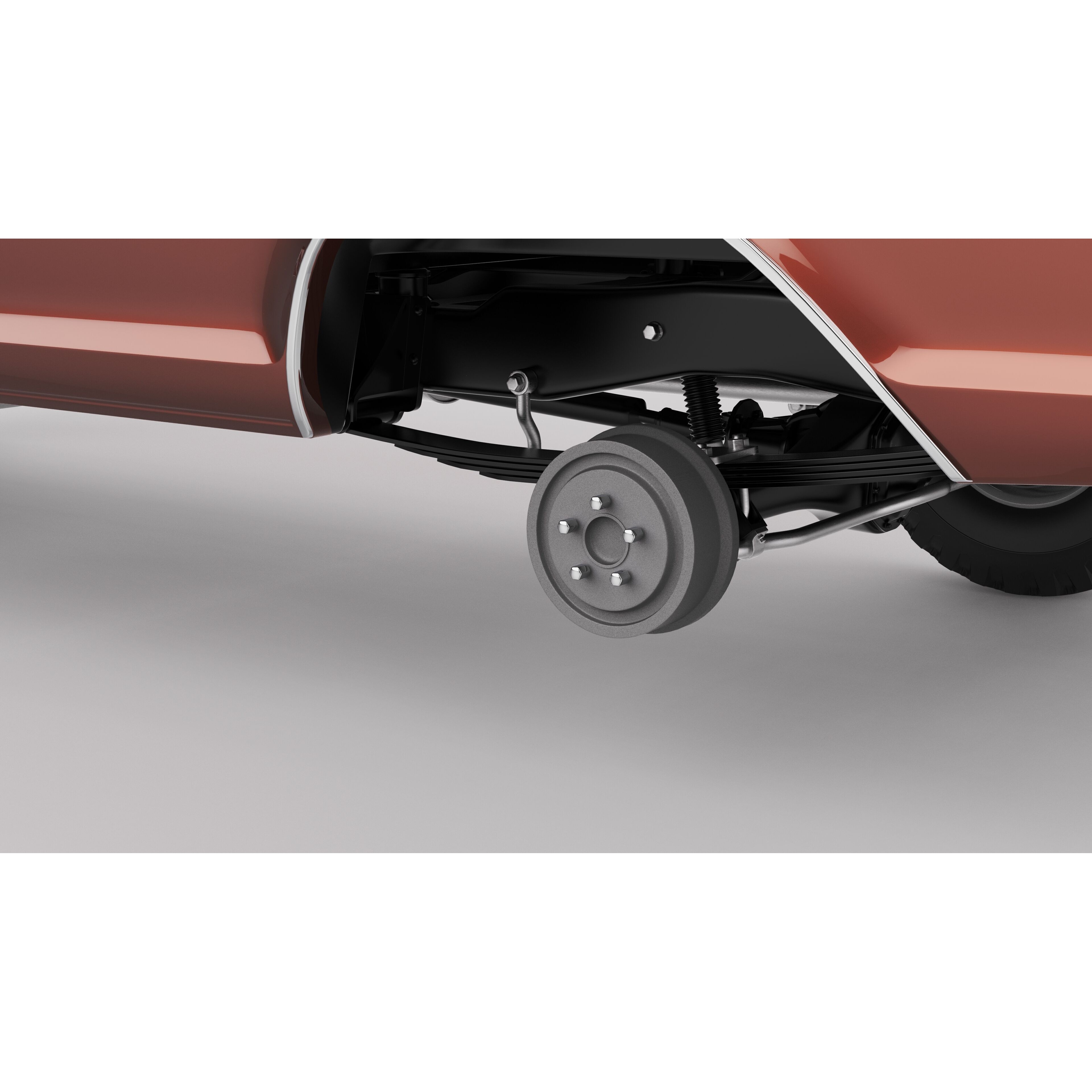Pickup F250 Super Cab 1973-1978 - Game-Ready 3D Model - View 32