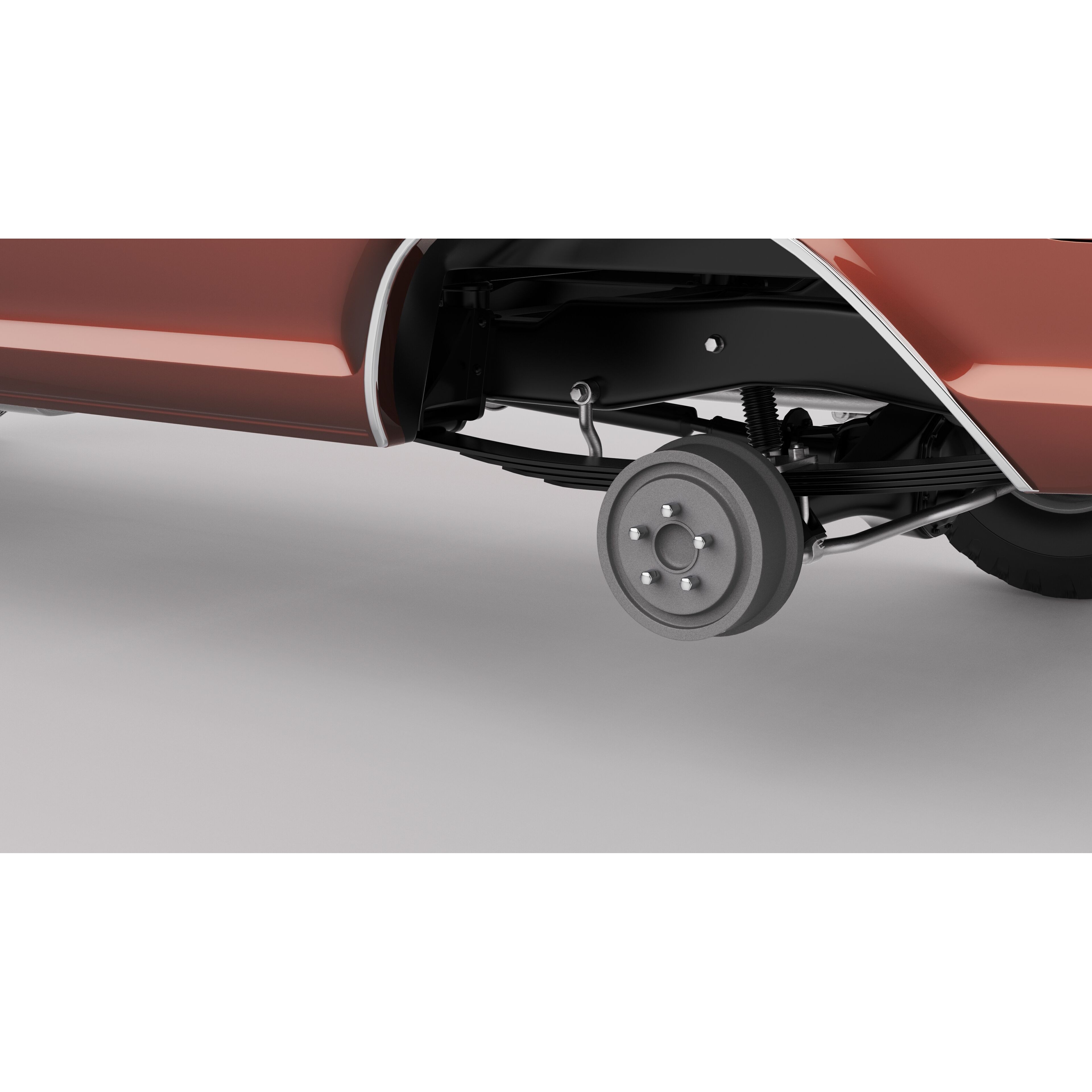 Pickup F250 Super Cab 1973-1978 - Game-Ready 3D Model - View 36