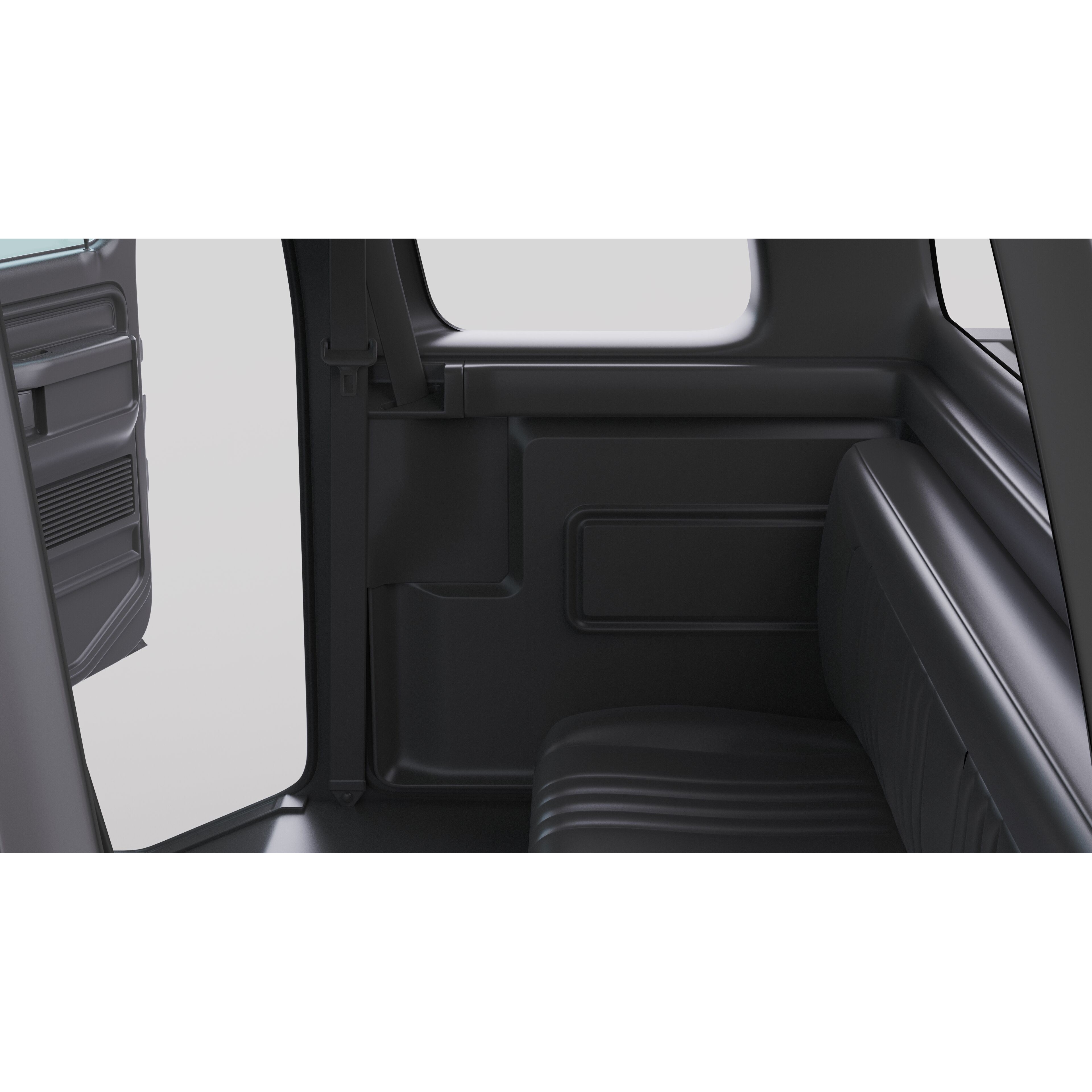 Pickup F250 Super Cab 1973-1978 - Game-Ready 3D Model - View 44