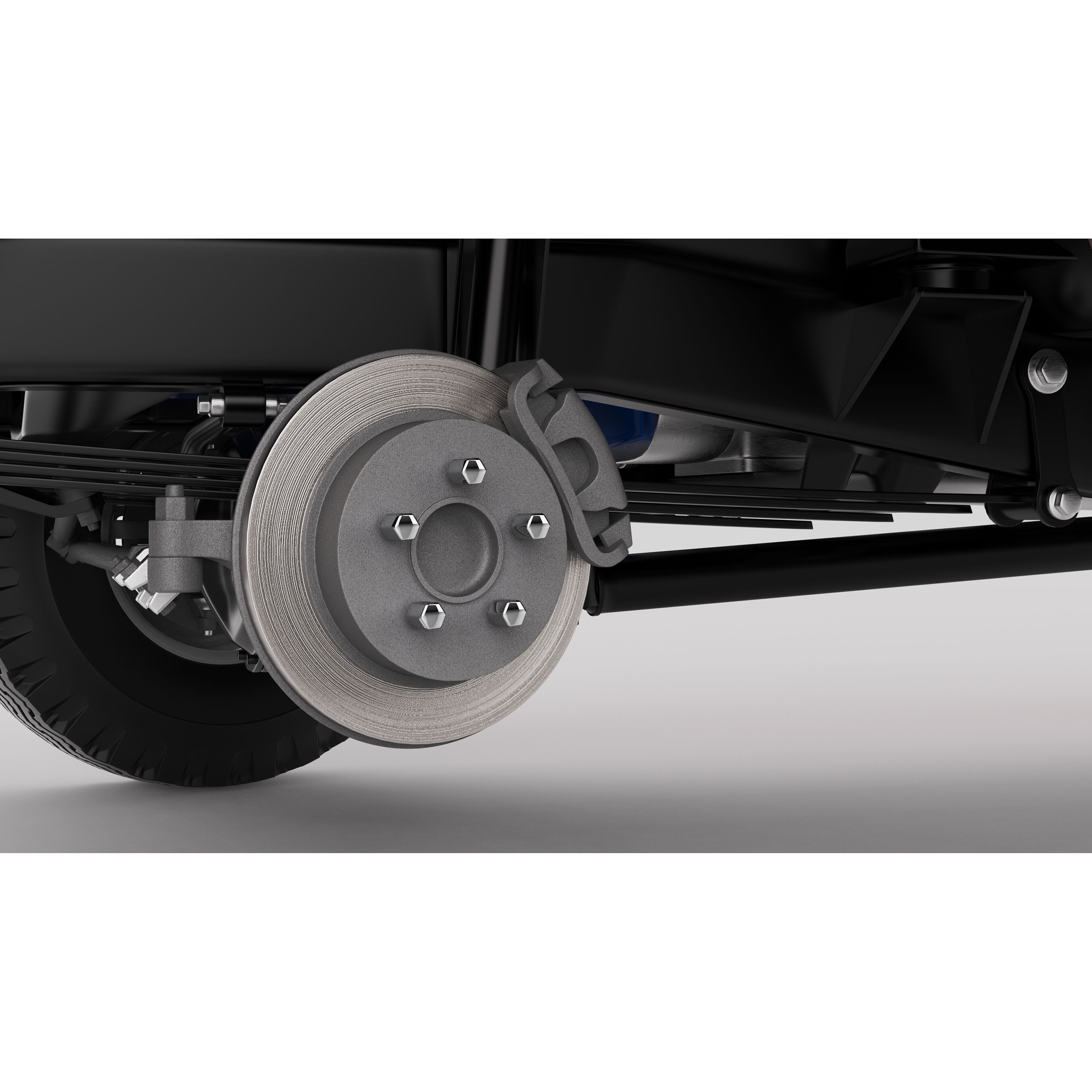 Pickup F250 Super Cab 1973-1978 - Game-Ready 3D Model - View 58