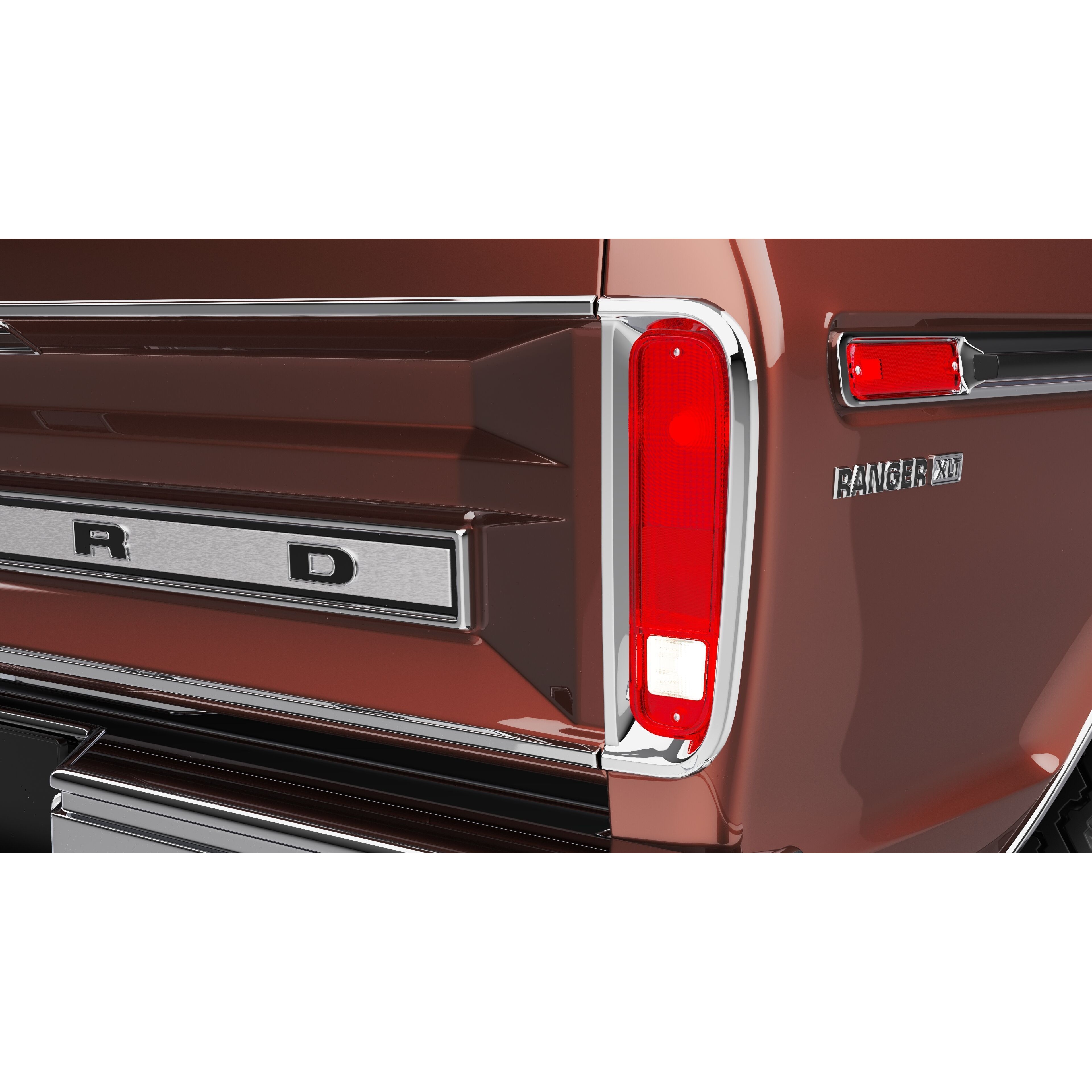 Pickup F250 Super Cab 1973-1978 - Game-Ready 3D Model - View 68