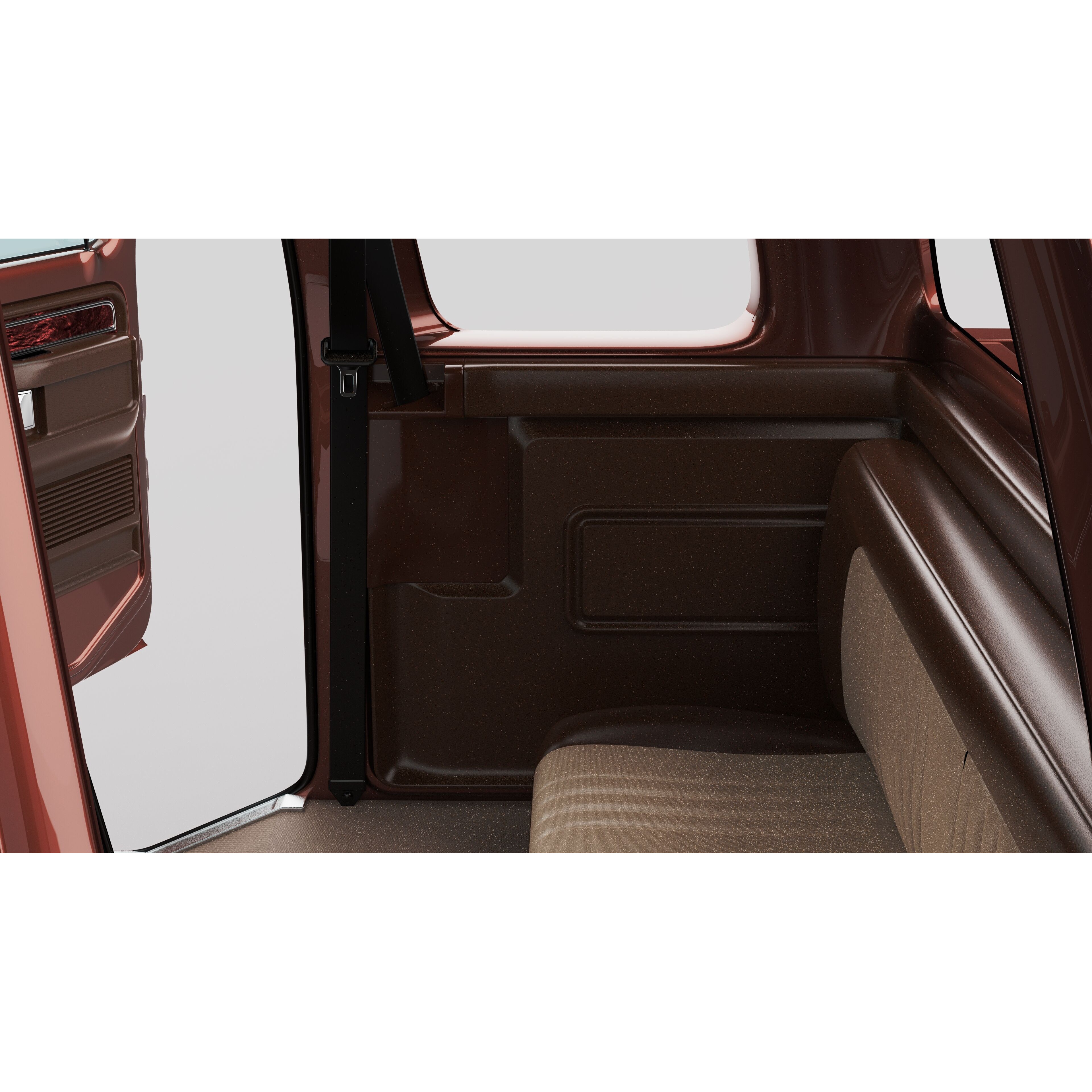 Pickup F250 Super Cab 1973-1978 - Game-Ready 3D Model - View 69