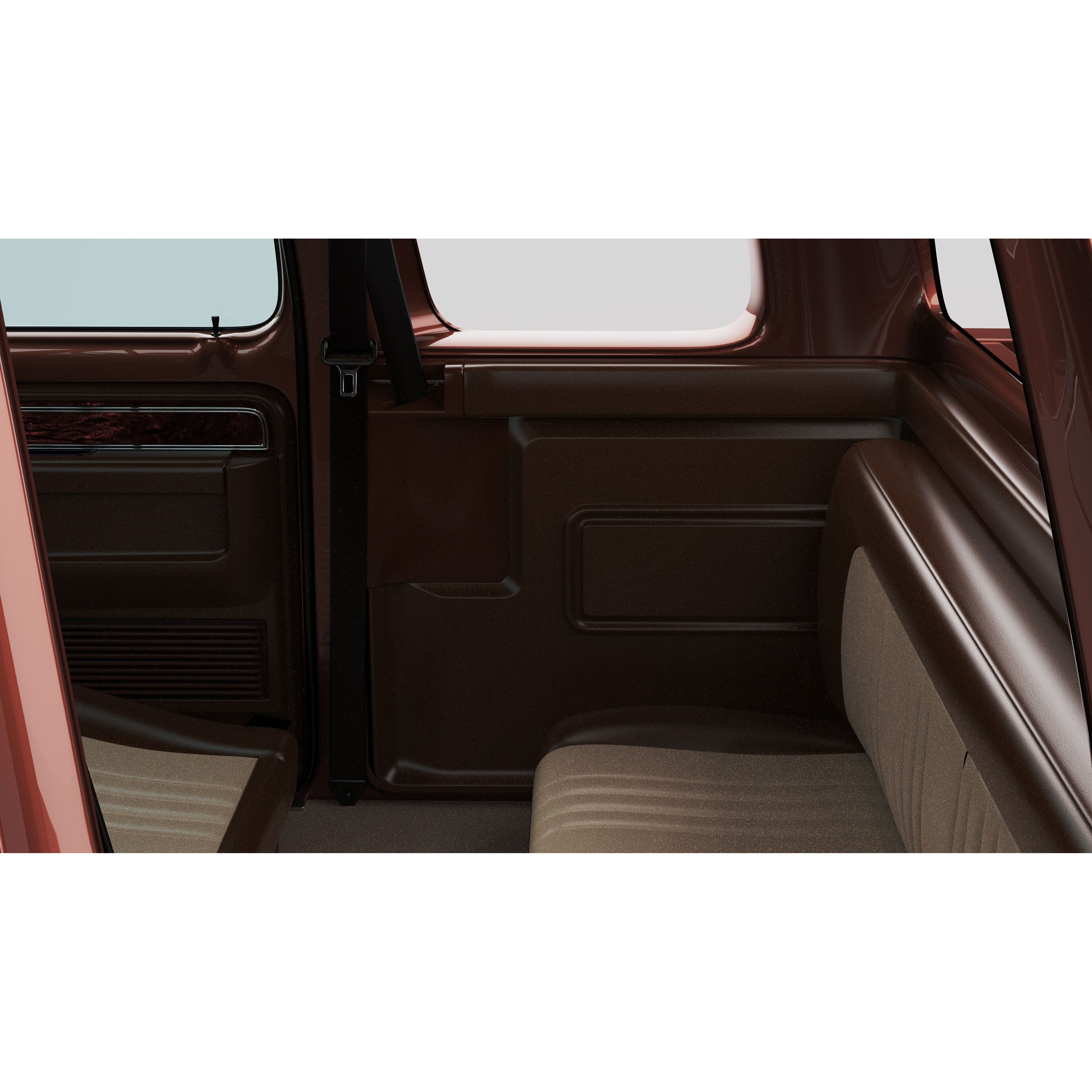 Pickup F250 Super Cab 1973-1978 - Game-Ready 3D Model - View 73