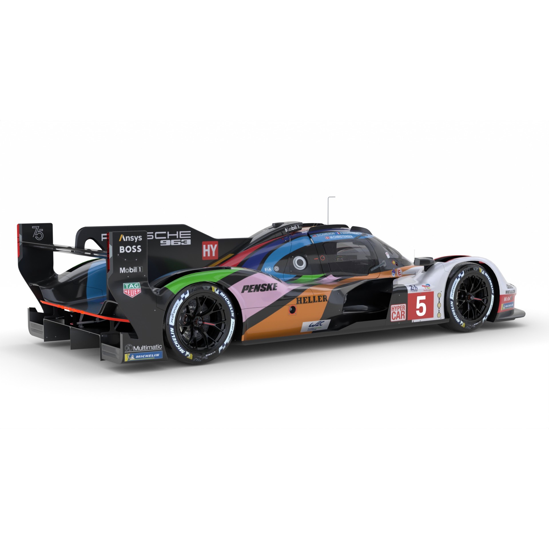 Porsche 963 LMDh - Game-Ready 3D Model - View 11