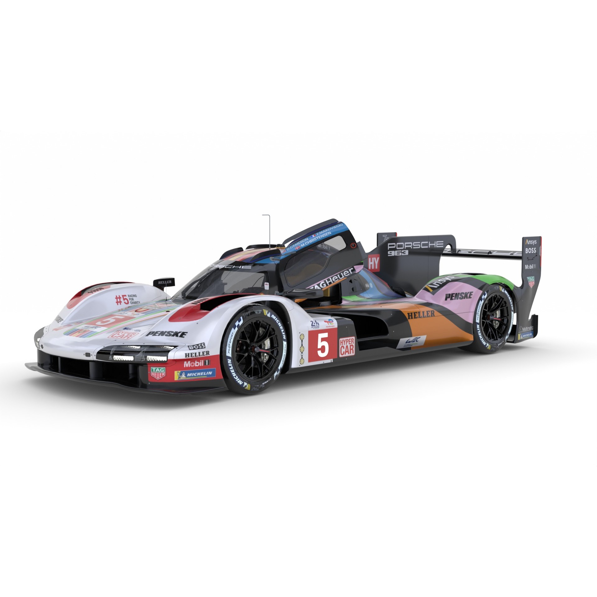 Porsche 963 LMDh - Game-Ready 3D Model - View 12