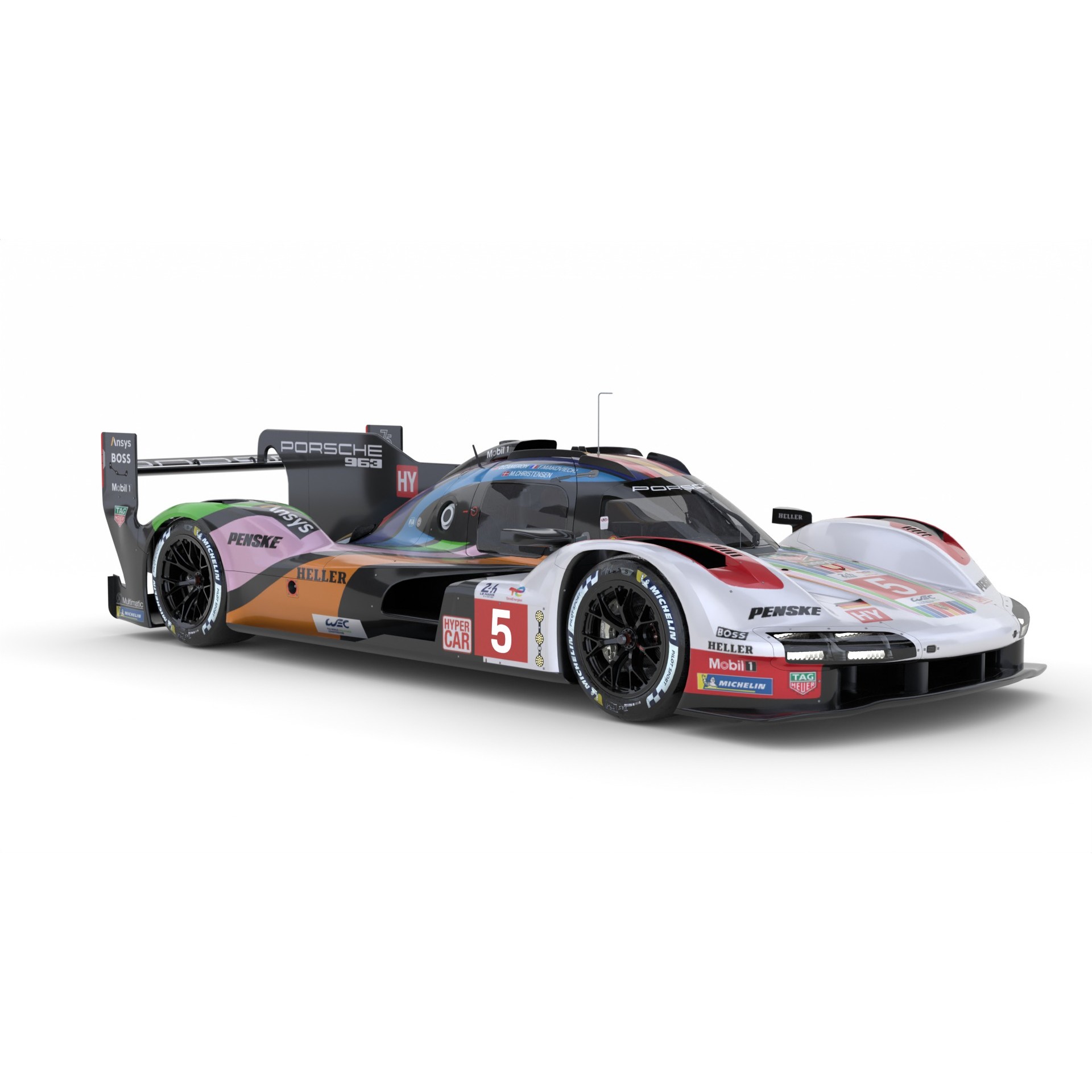 Porsche 963 LMDh - Game-Ready 3D Model - View 14