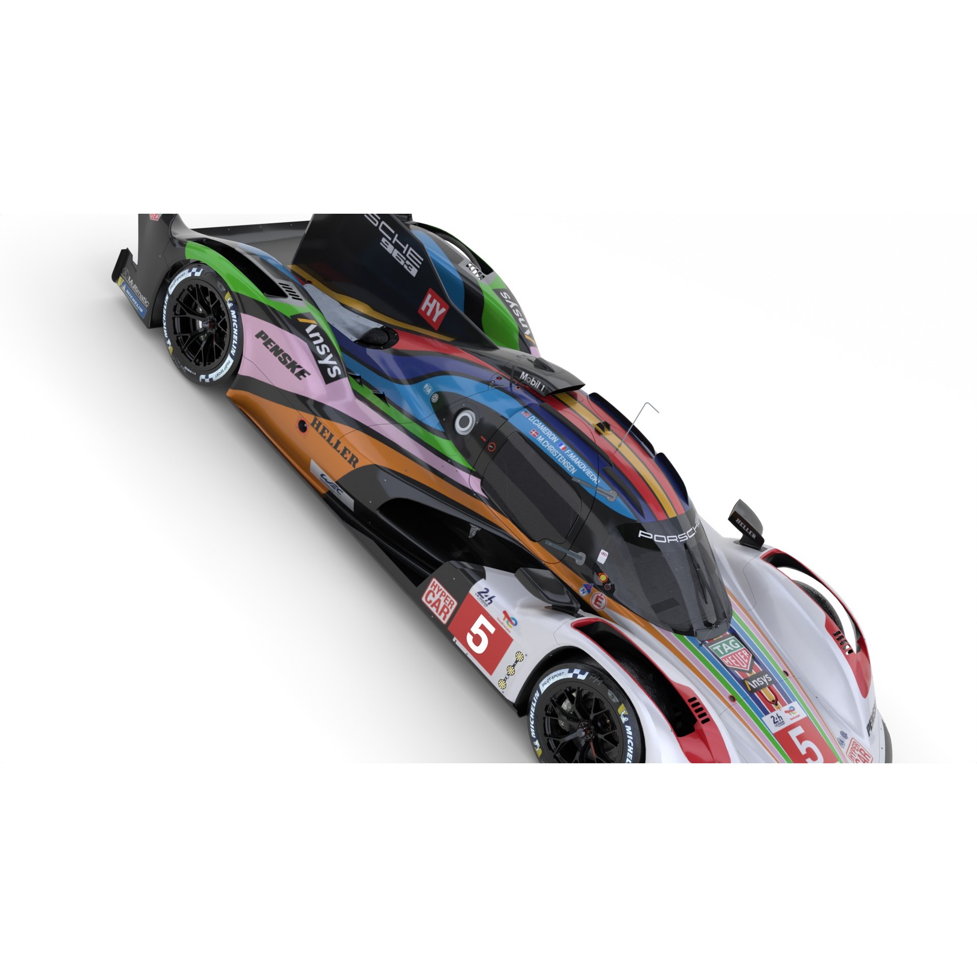 Porsche 963 LMDh - Game-Ready 3D Model - View 16
