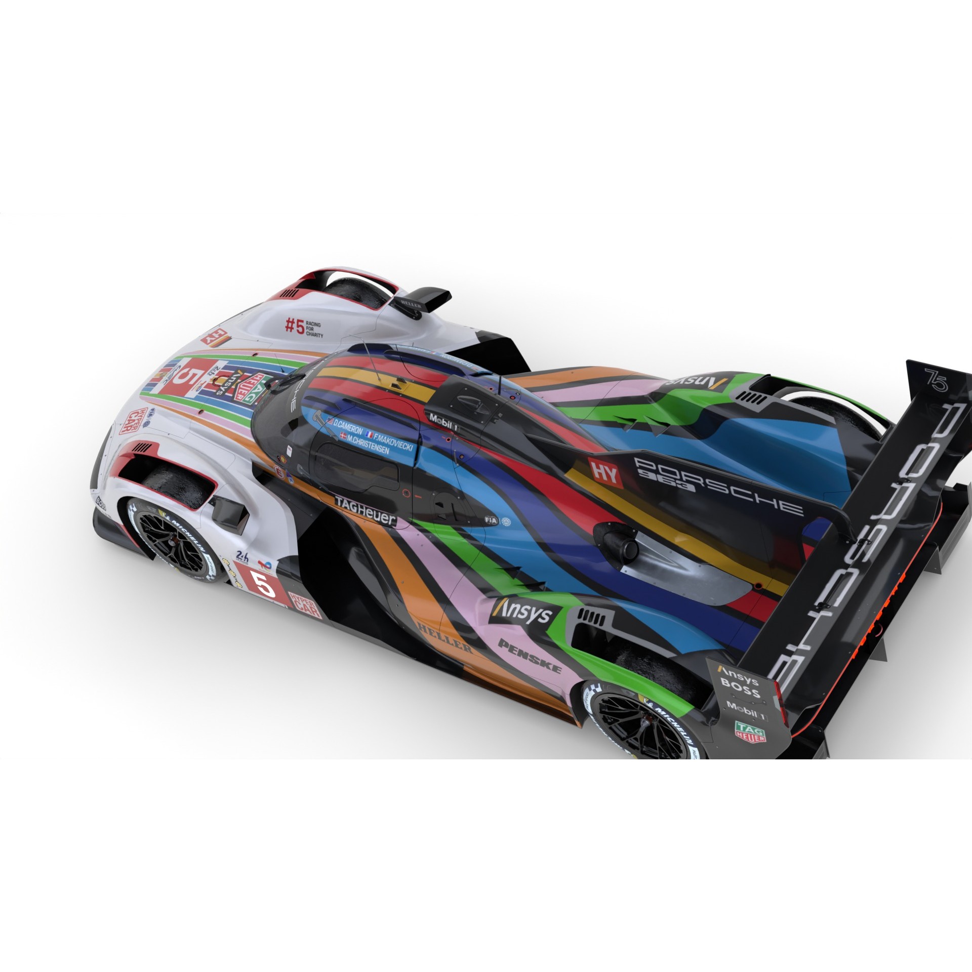 Porsche 963 LMDh - Game-Ready 3D Model - View 17
