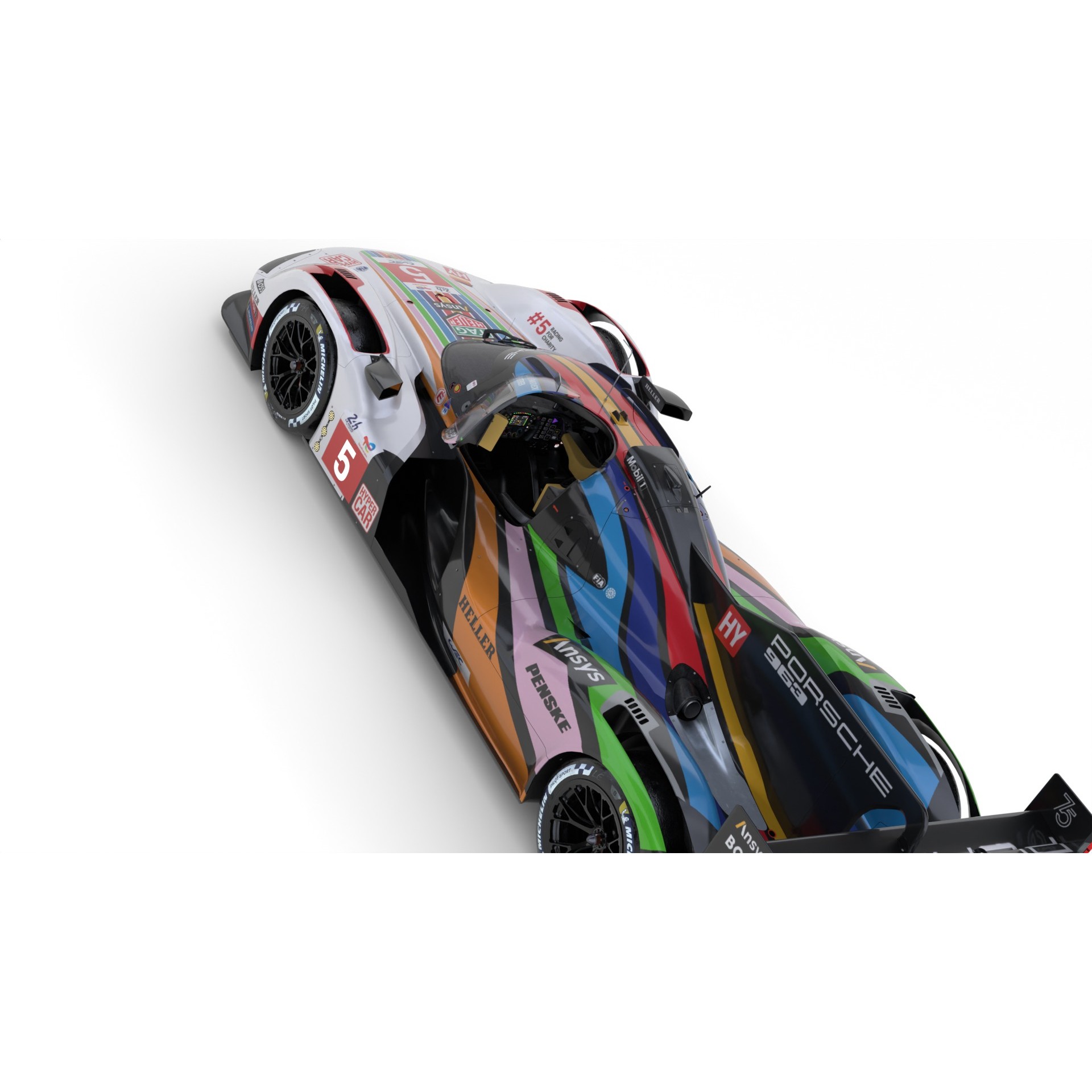 Porsche 963 LMDh - Game-Ready 3D Model - View 18