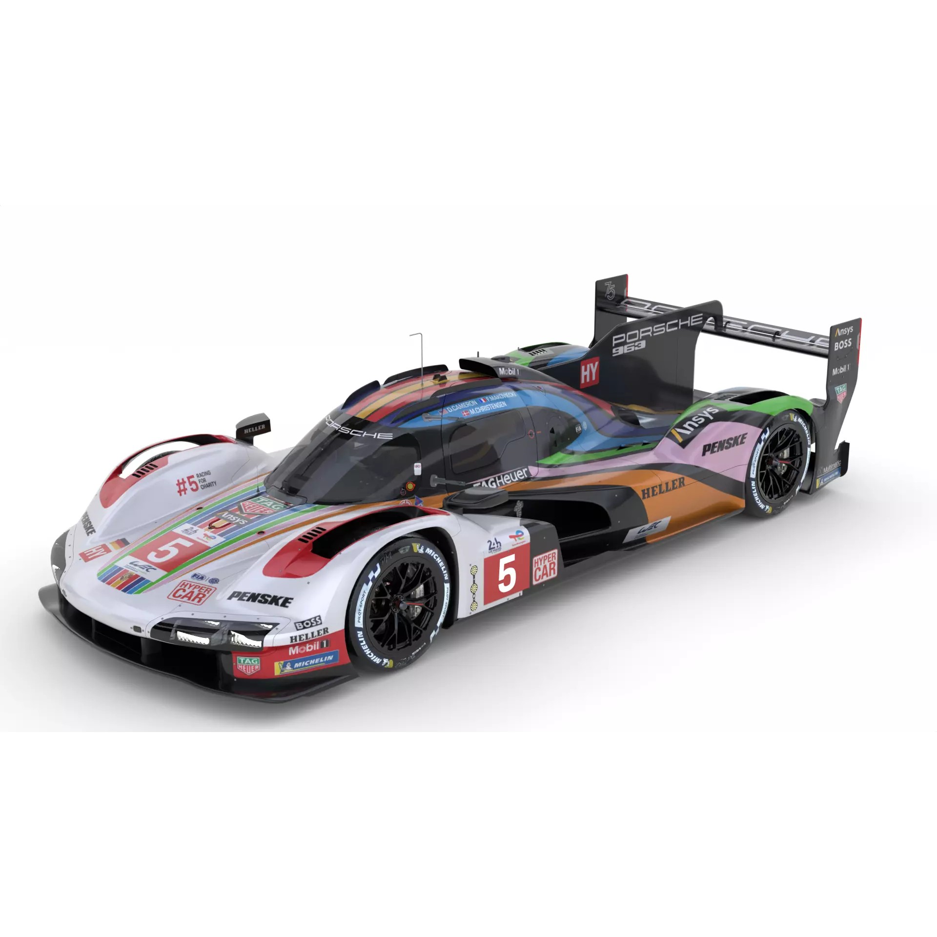 Porsche 963 LMDh - Game-Ready 3D Model - View 2