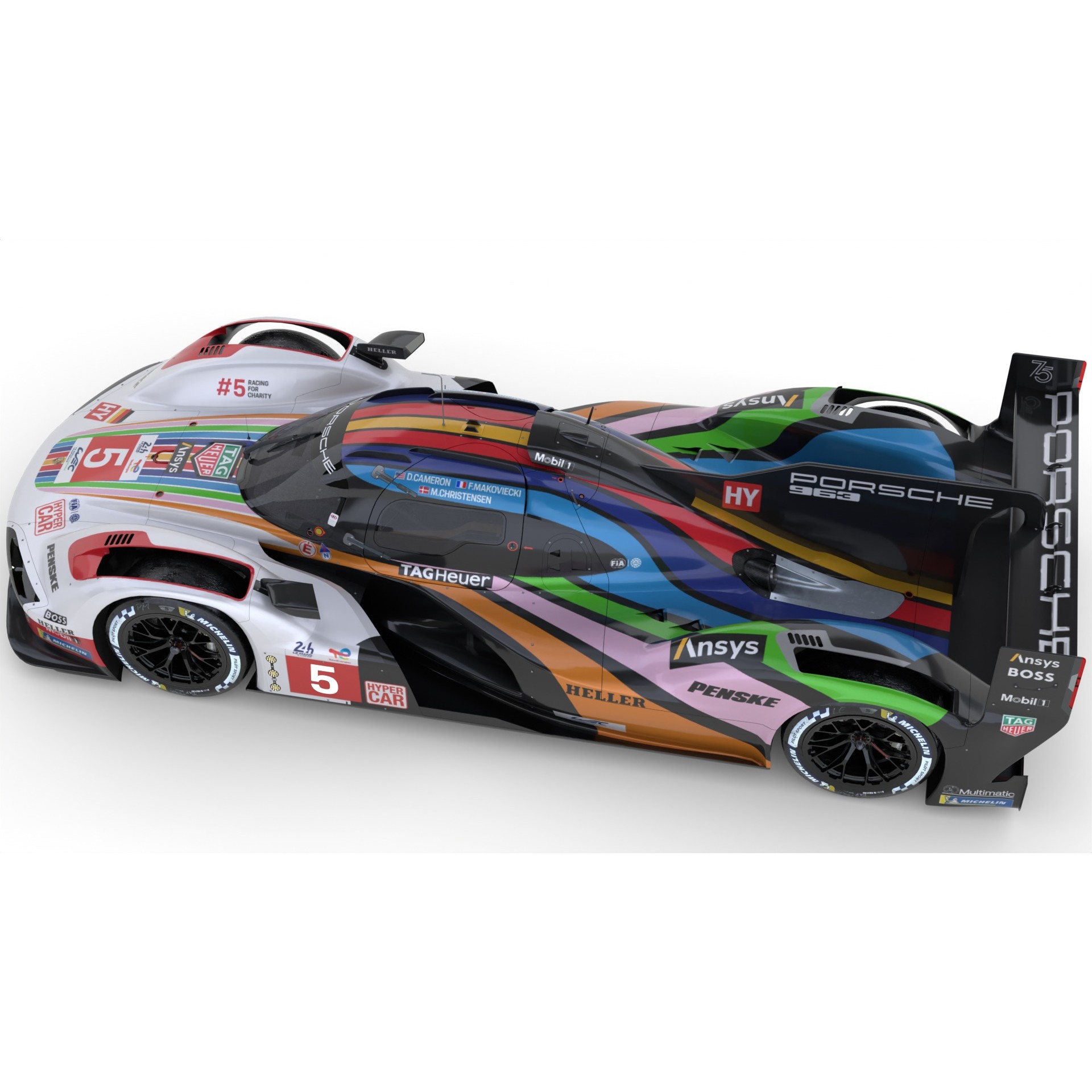 Porsche 963 LMDh - Game-Ready 3D Model - View 20