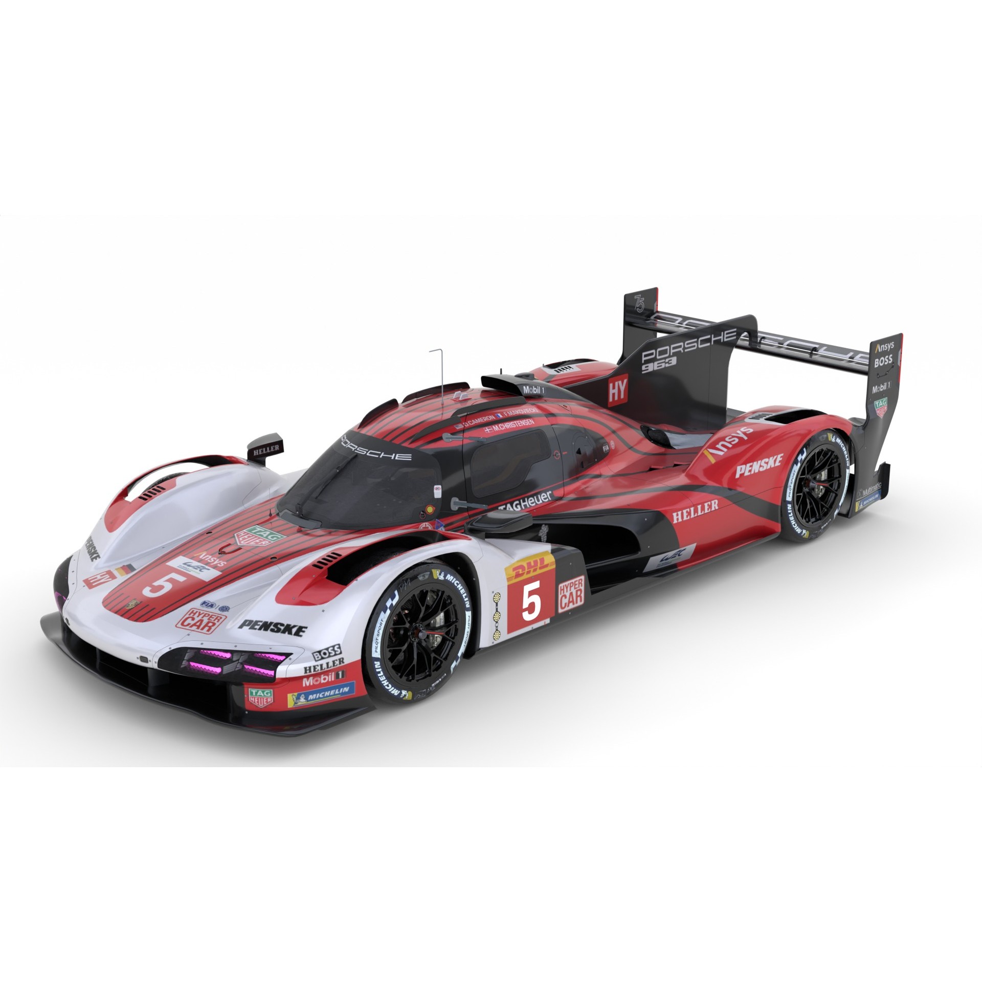 Porsche 963 LMDh - Game-Ready 3D Model - View 3