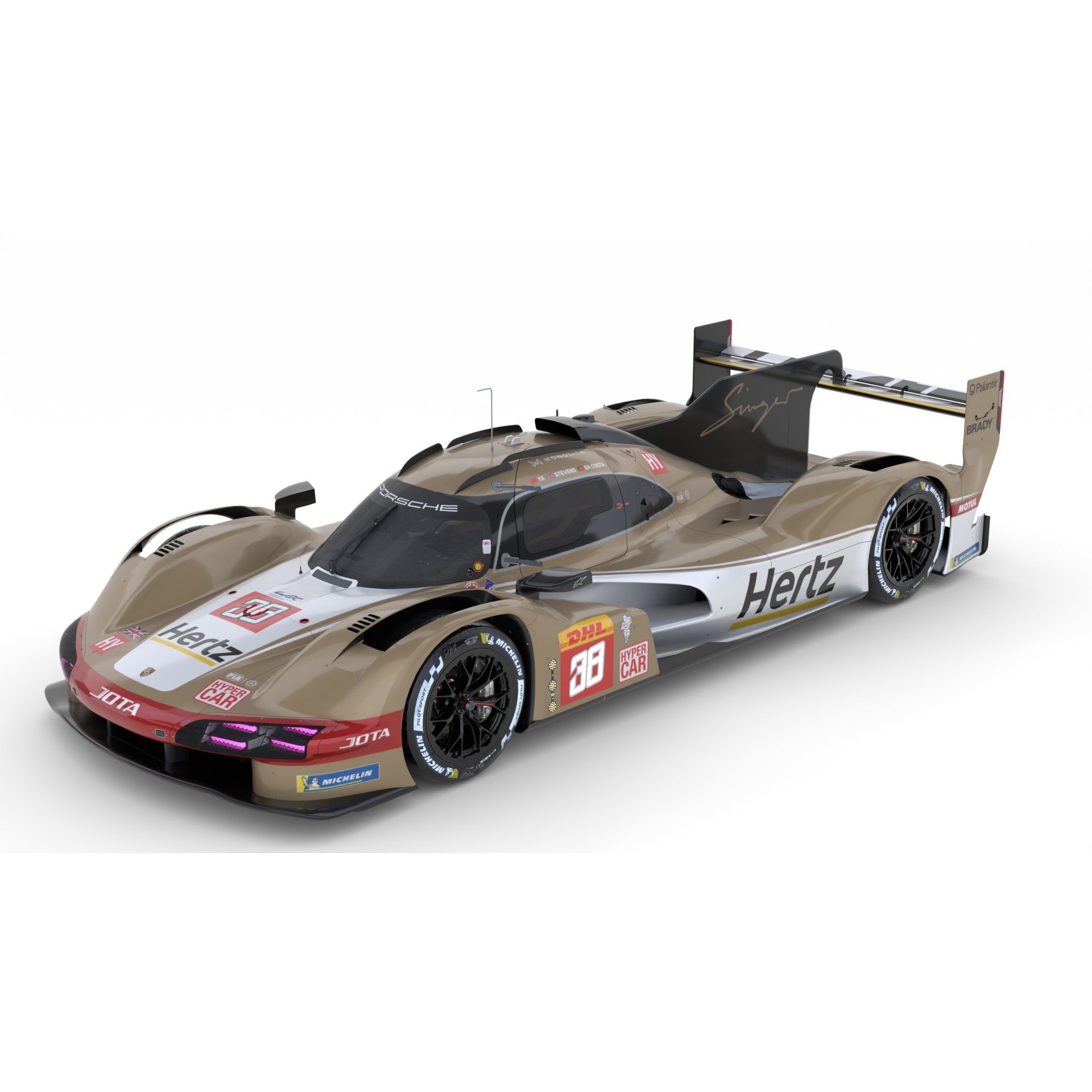 Porsche 963 LMDh - Game-Ready 3D Model - View 4