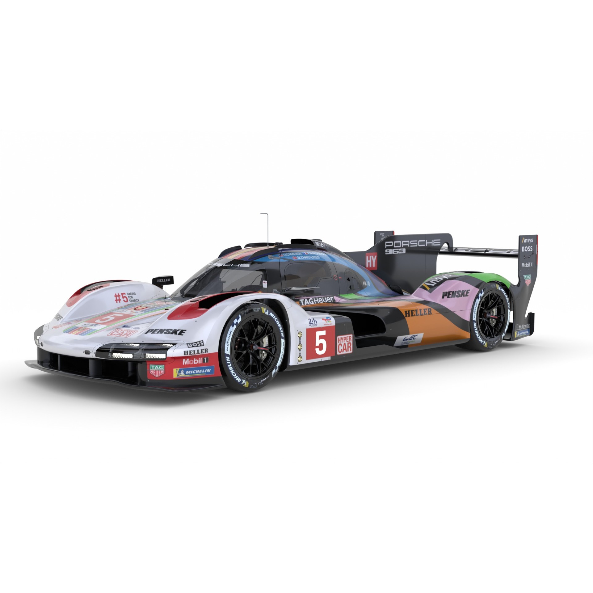 Porsche 963 LMDh - Game-Ready 3D Model - View 6