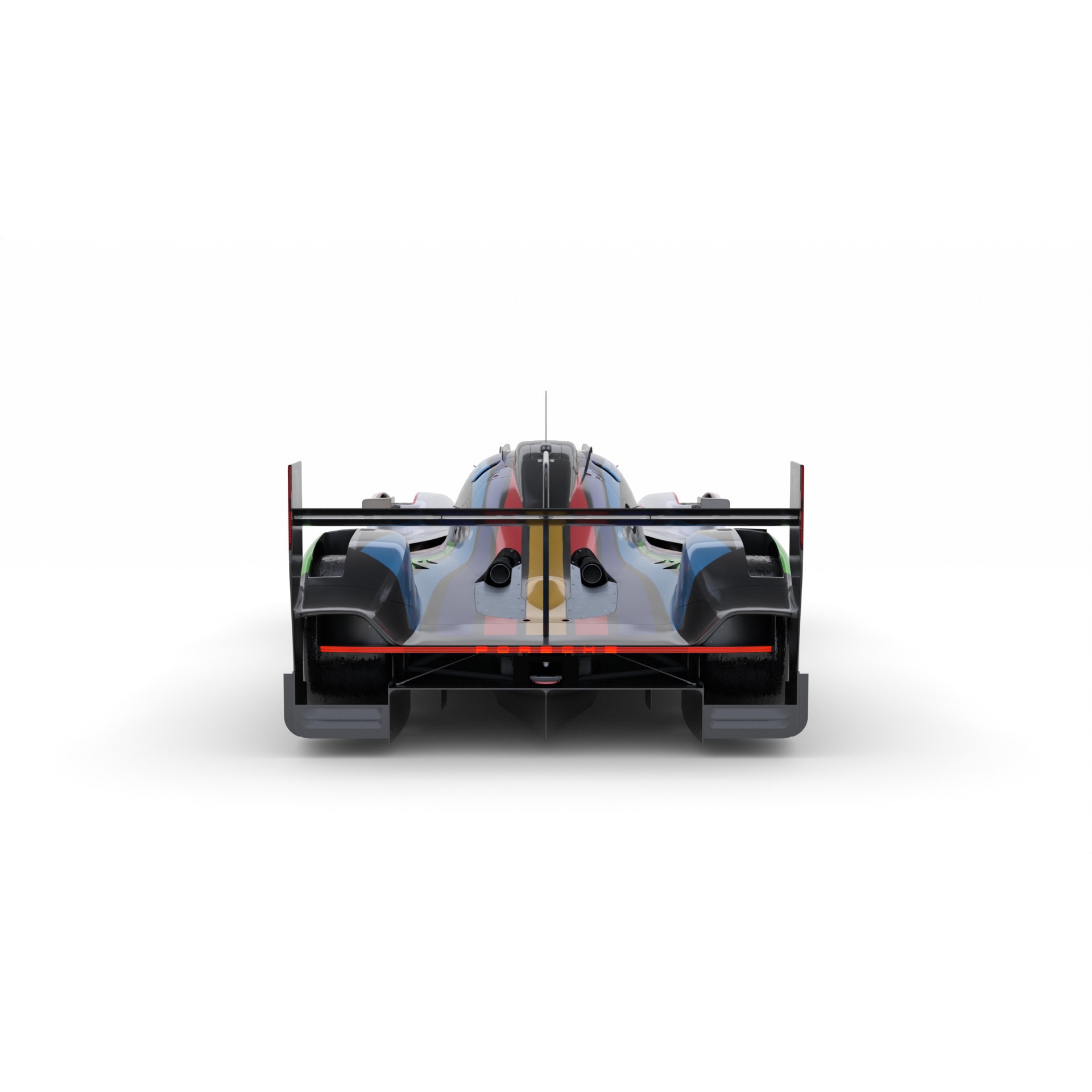 Porsche 963 LMDh - Game-Ready 3D Model - View 9