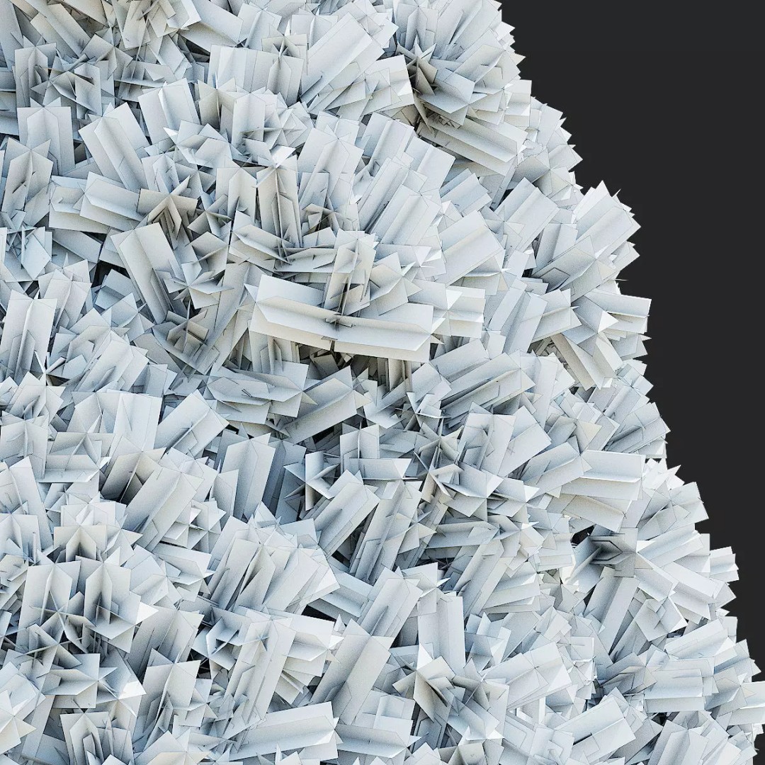Picea Glauca Daisys White Trees 3D Model – High Poly Game Asset, FBX, OBJ - View 5