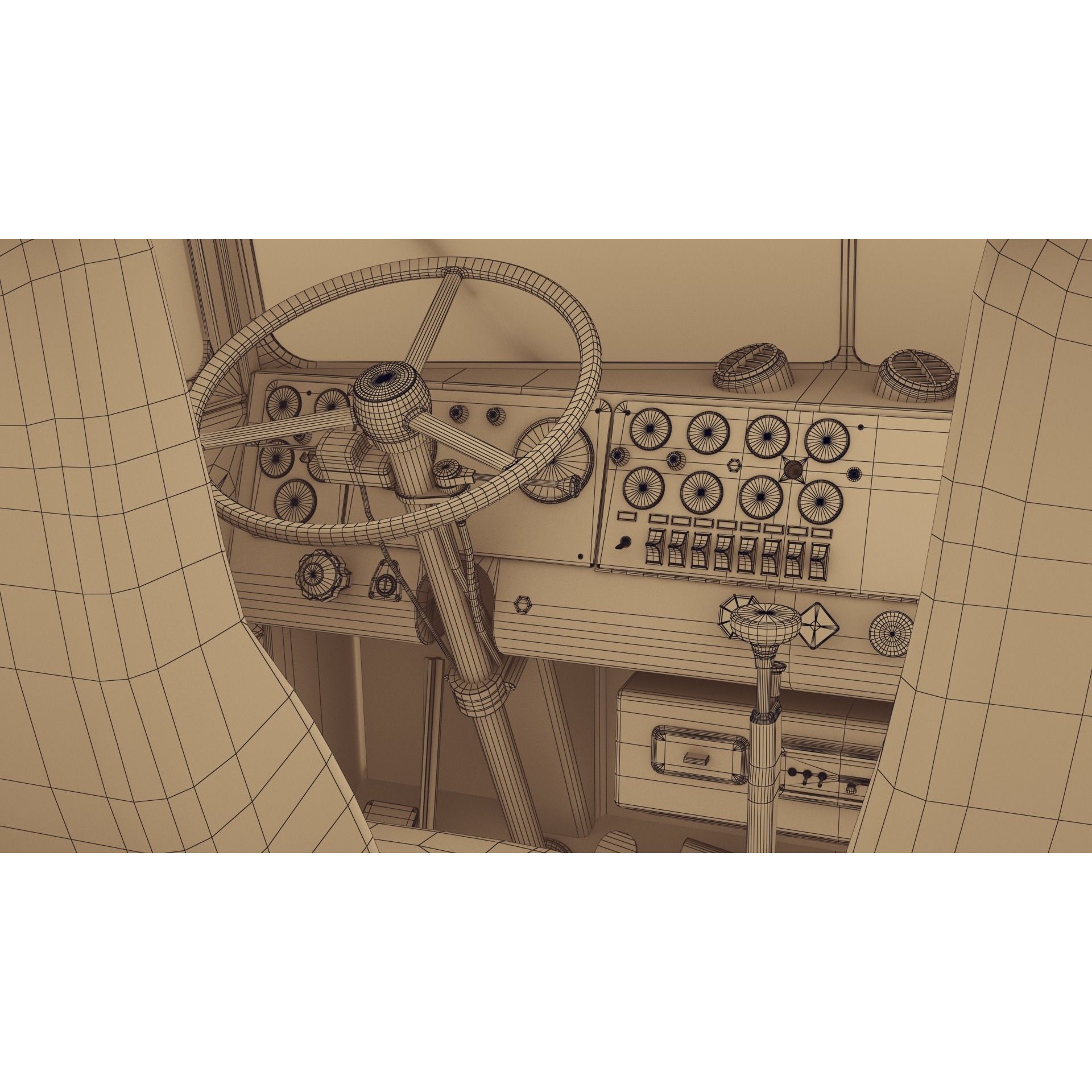 Kenworth W900A - Low-Poly Game-Ready 3D Model - View 24