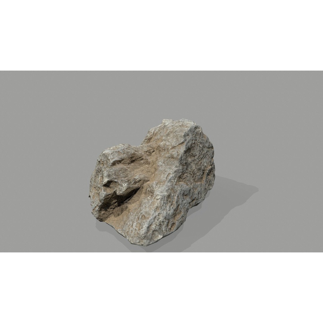 Desert Rocks 3D Model – Low Poly Game Asset, FBX, OBJ, Blender - View 37