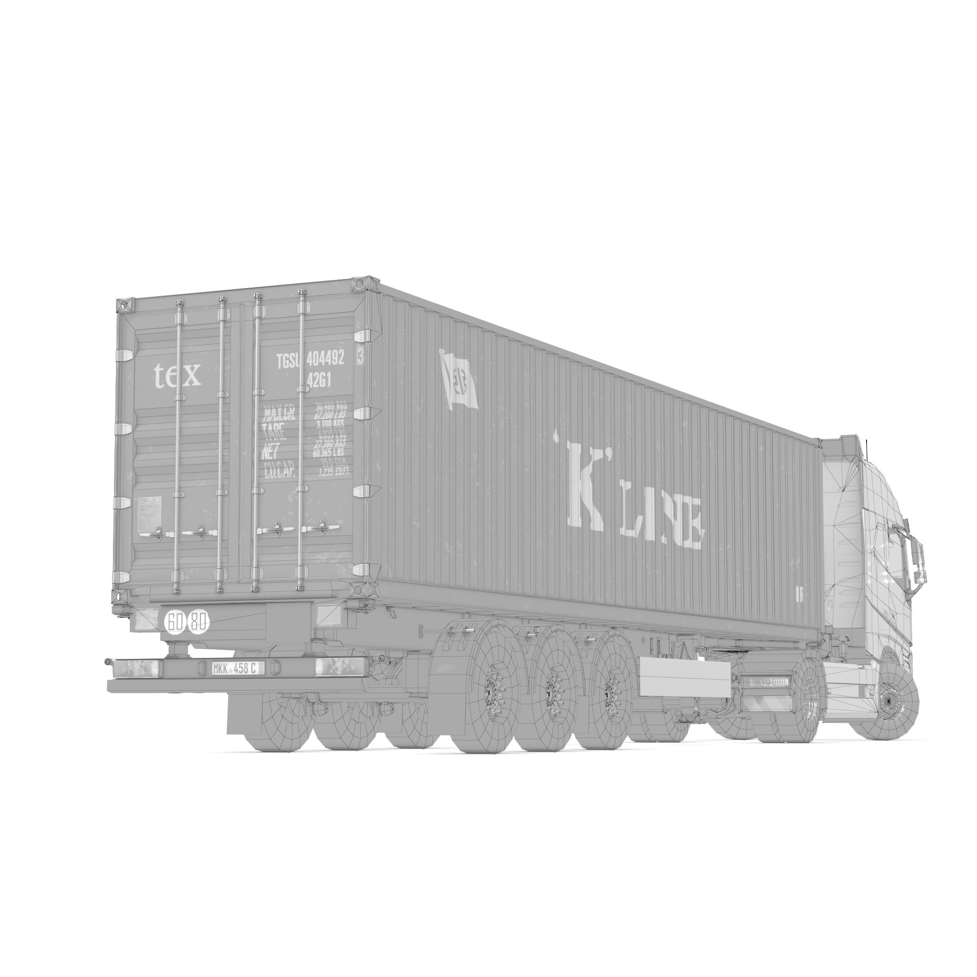 Volvo FH16 Trailer Collection - Low-Poly Game-Ready 3D Model