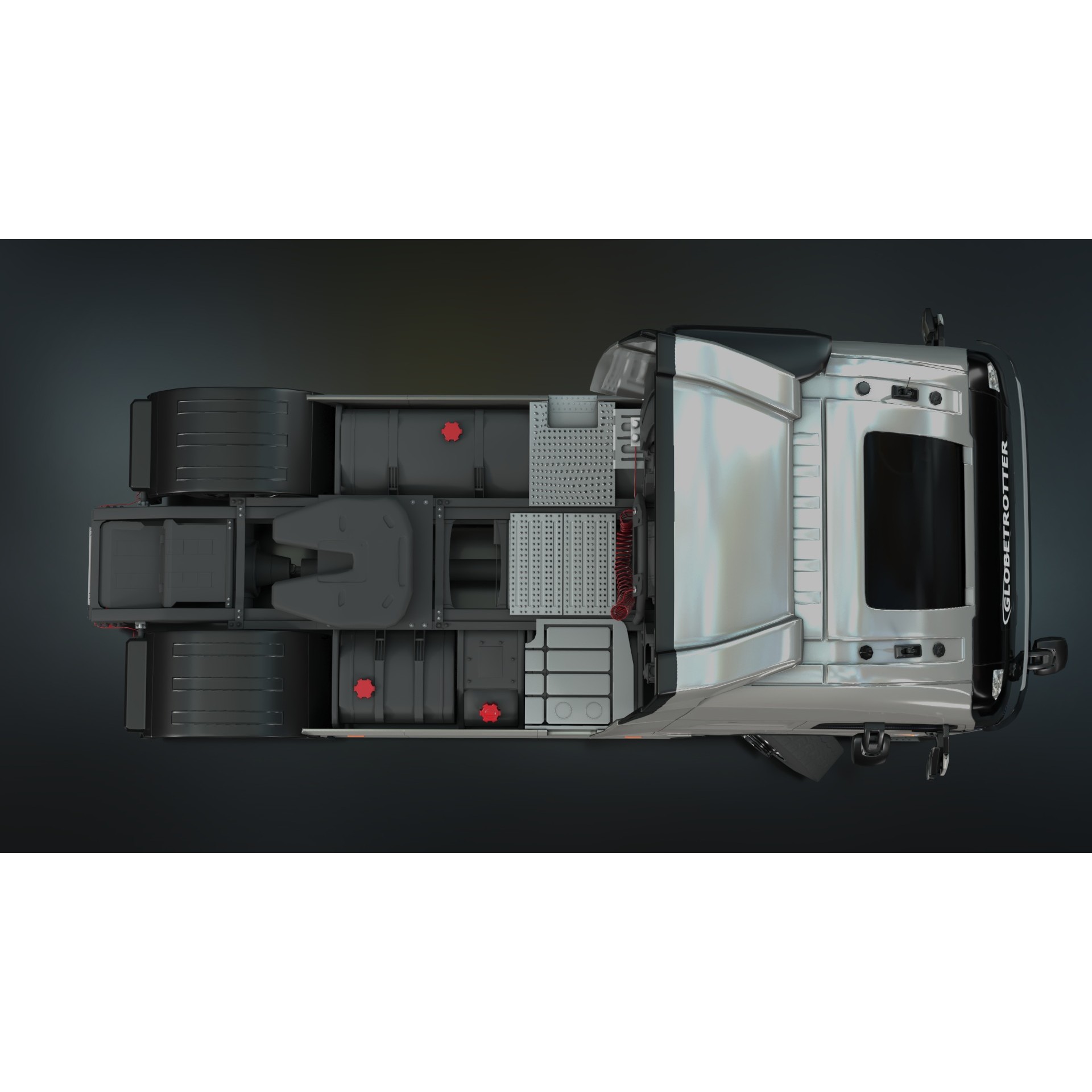 Volvo FH16 Trailer Collection - Low-Poly Game-Ready 3D Model - View 10