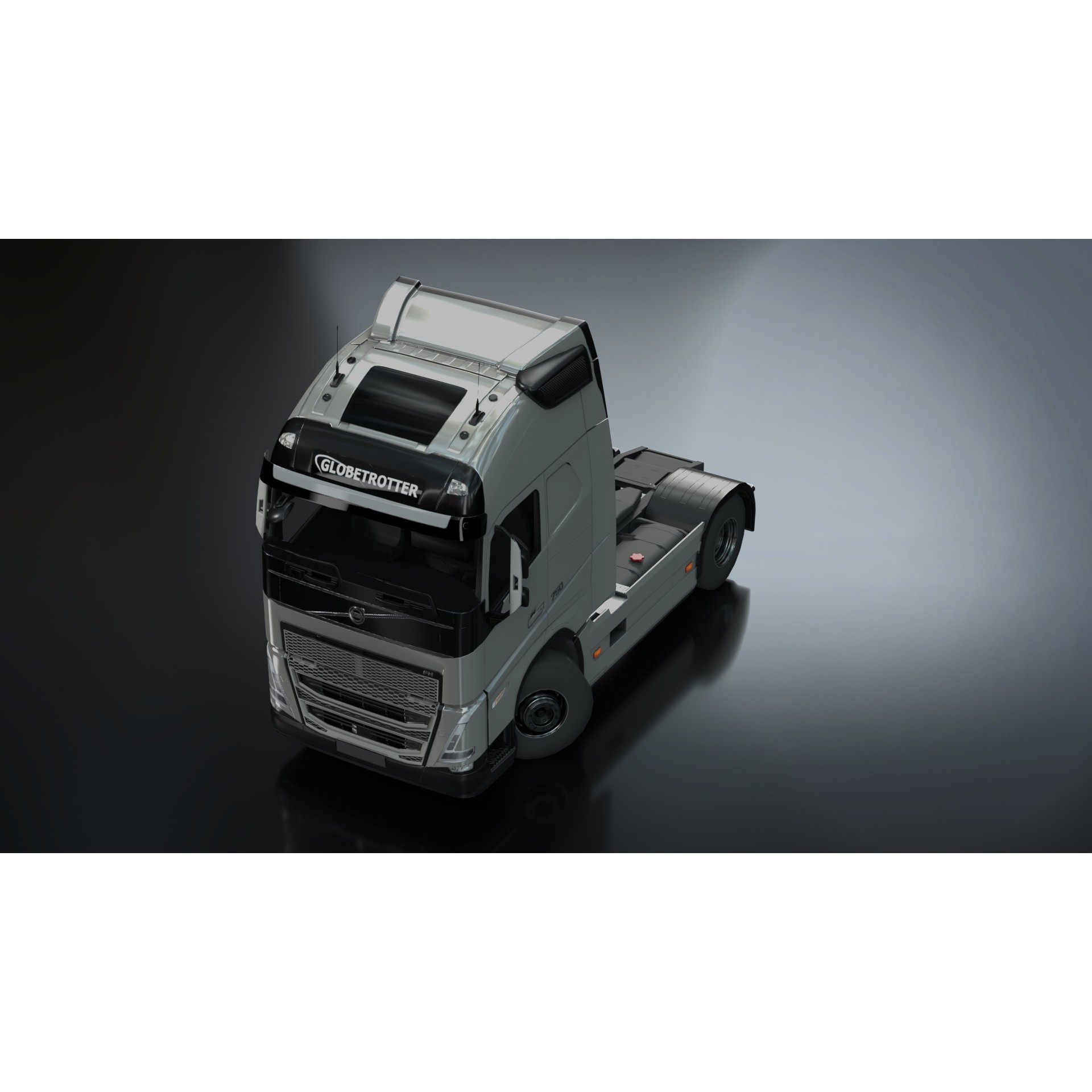 Volvo FH16 Trailer Collection - Low-Poly Game-Ready 3D Model - View 13