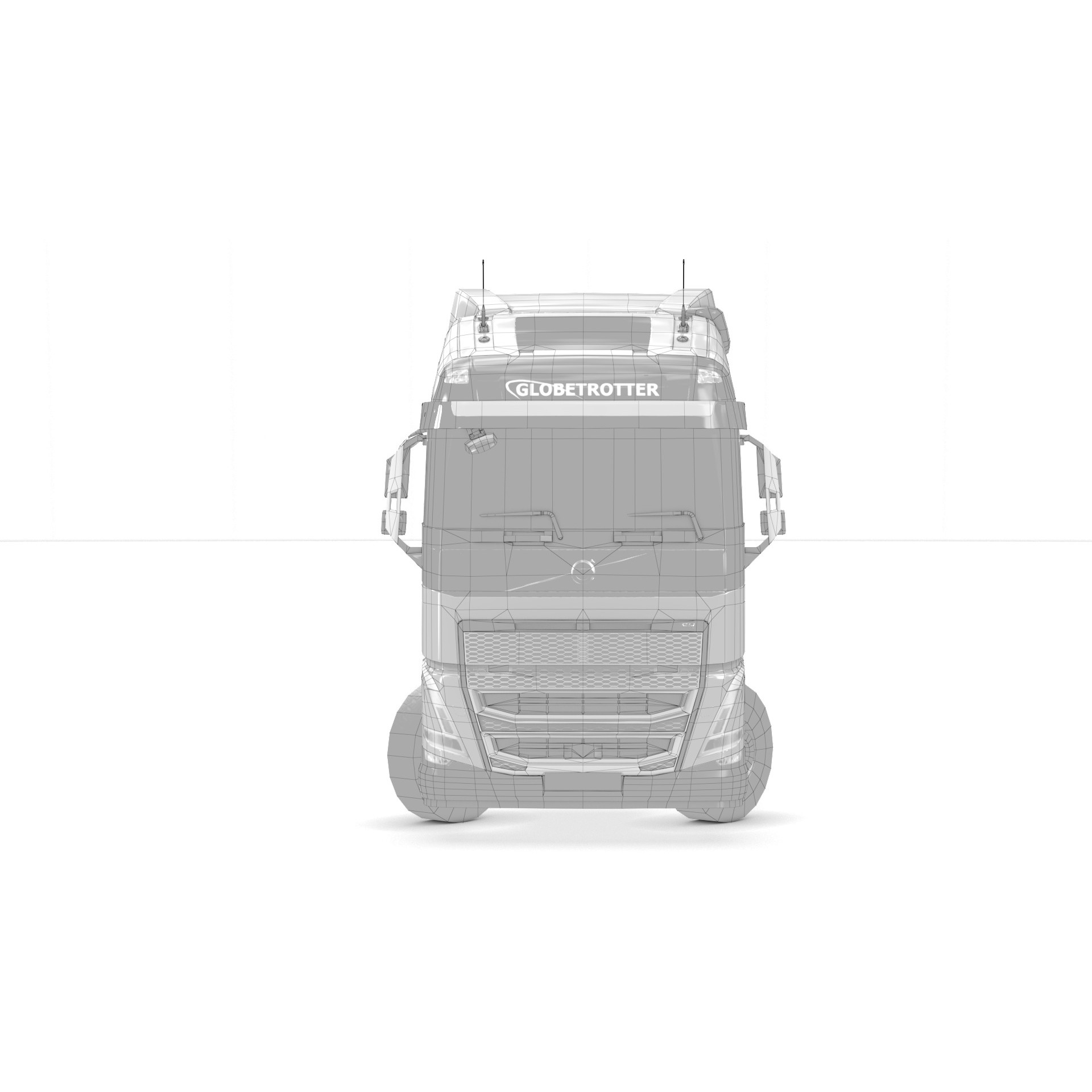 Volvo FH16 Trailer Collection - Low-Poly Game-Ready 3D Model - View 37