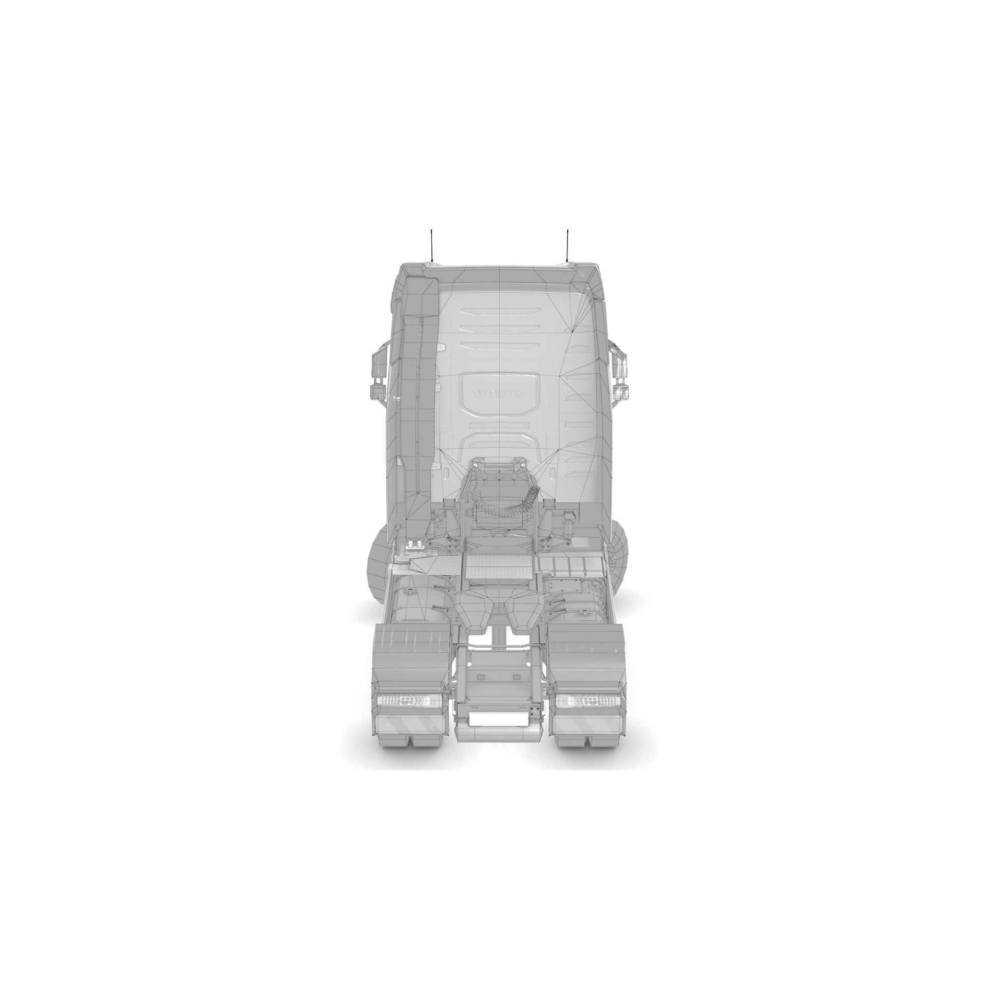 Volvo FH16 Trailer Collection - Low-Poly Game-Ready 3D Model - View 39