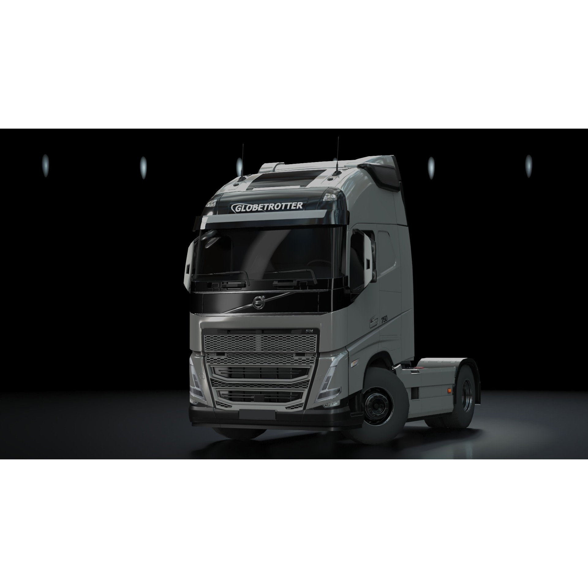 Volvo FH16 Trailer Collection - Low-Poly Game-Ready 3D Model - View 5
