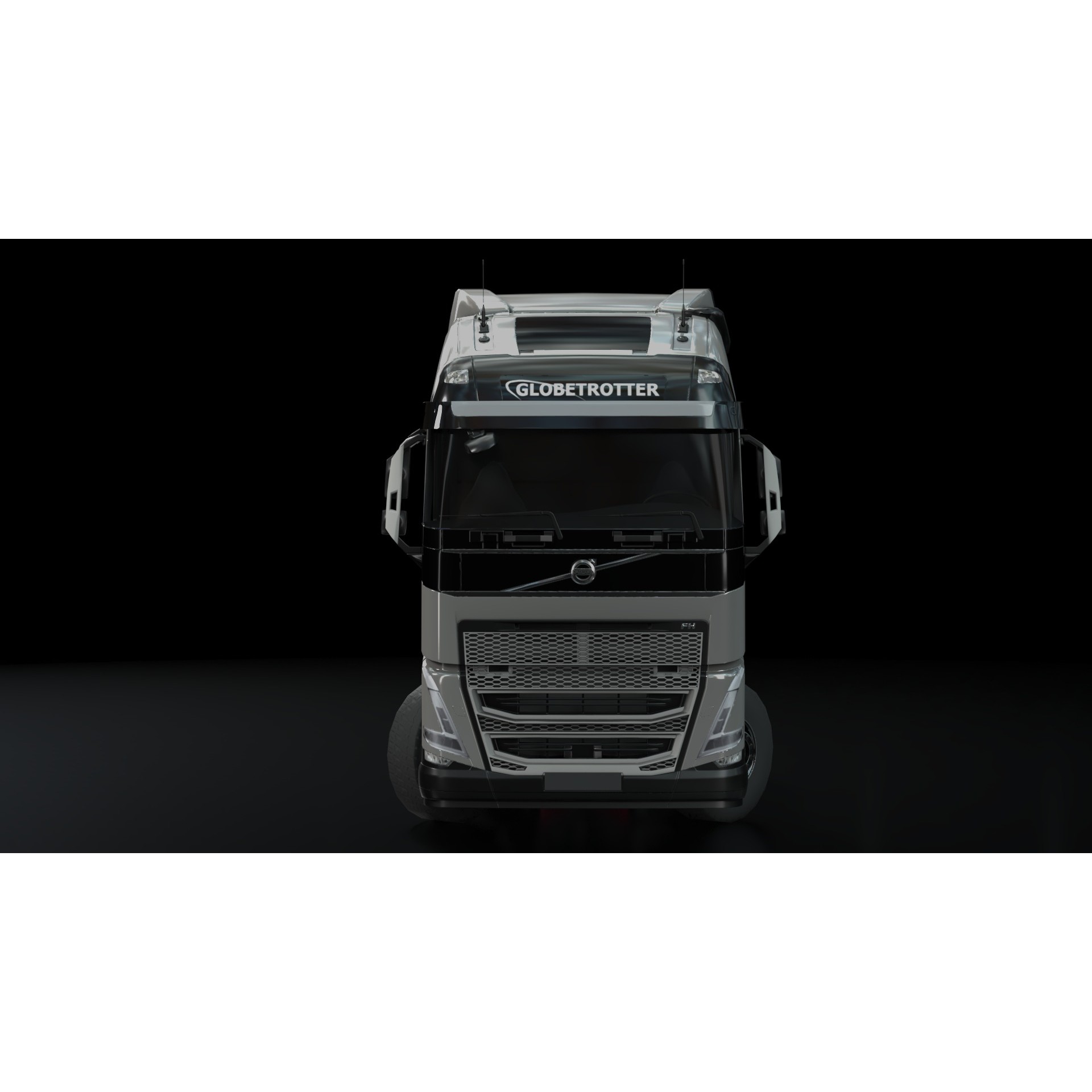 Volvo FH16 Trailer Collection - Low-Poly Game-Ready 3D Model - View 7
