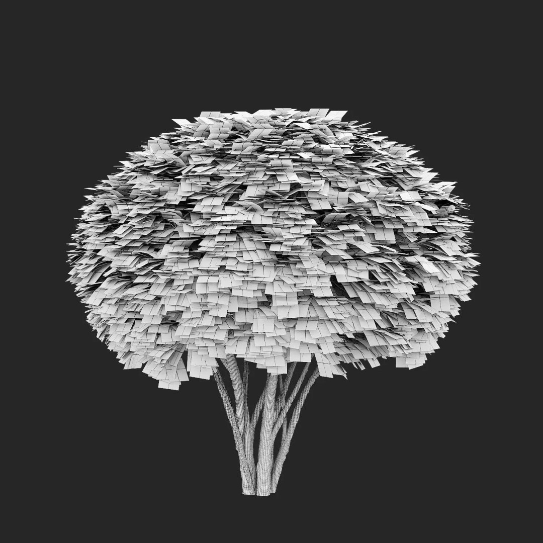 Thuja Occidentalis Golden Globe 3D Model – High Poly PBR Plant Asset, FBX, OBJ