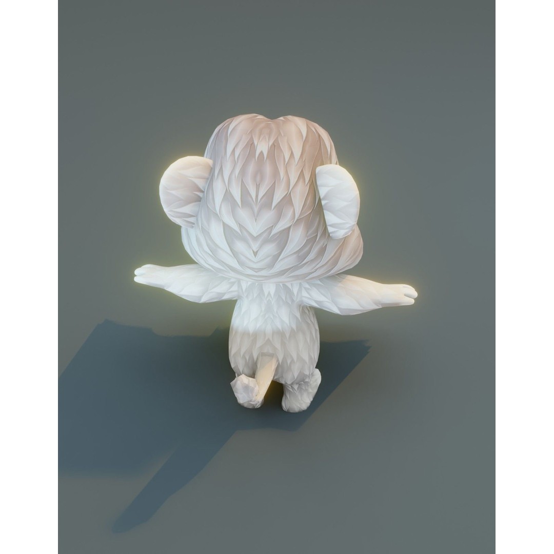 Cartoon Lion 3D Model – Low Poly Stylized Character, FBX & More