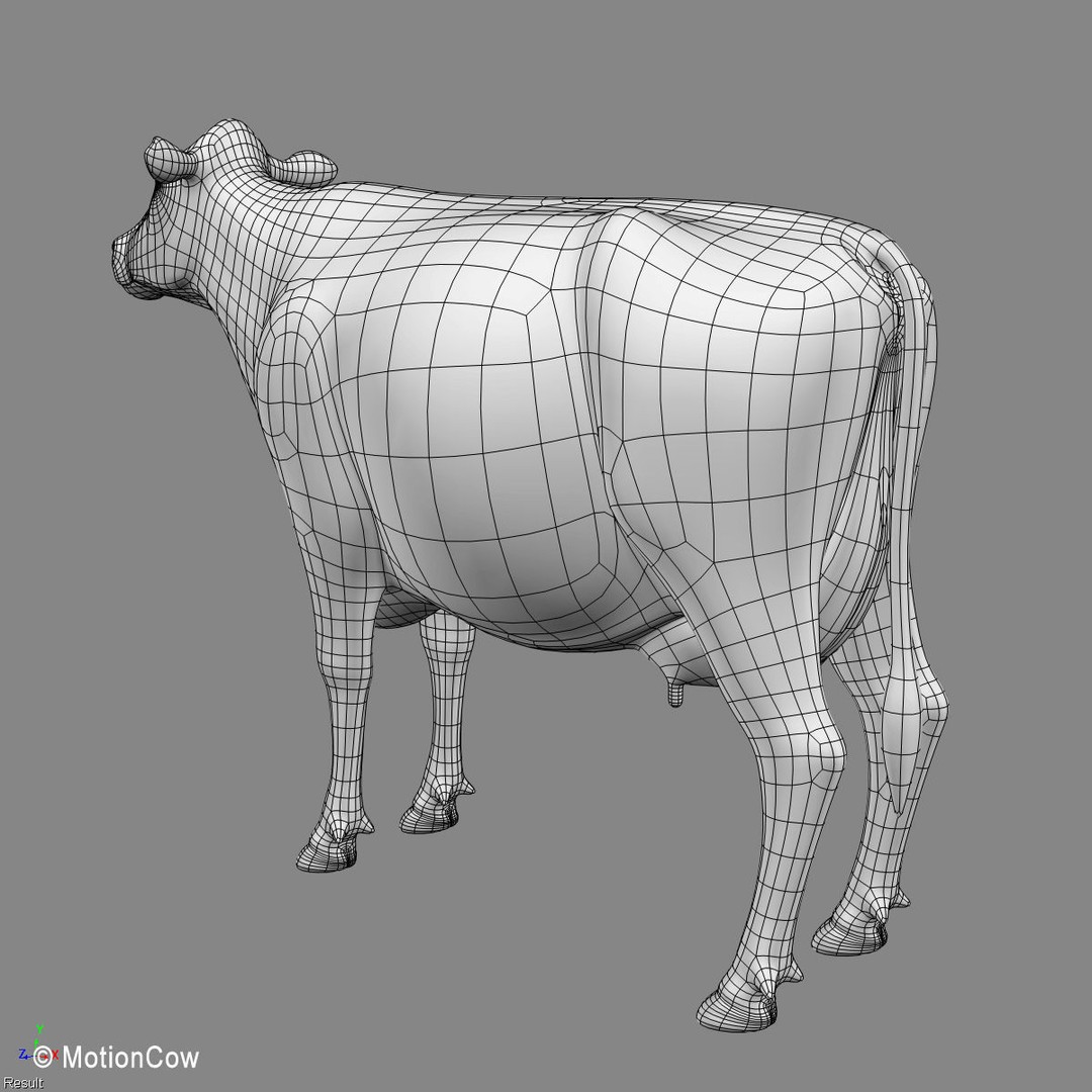 Limousin Cow 3D Model – Realistic Rigged Animal Asset, FBX - View 21