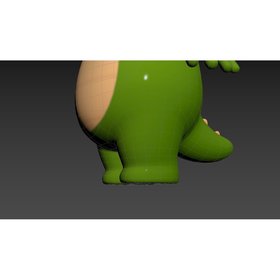 Dragon 3D Model – Cute Fantasy Character, FBX & OBJ Formats - View 28