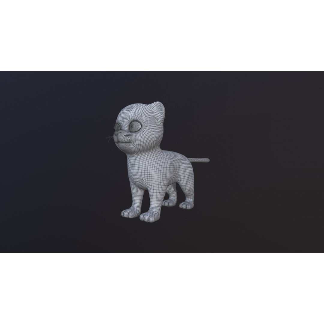 Tiger 3D Model – Rigged Cartoon Animal for Animation, FBX