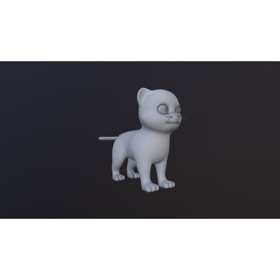 Tiger 3D Model – Rigged Cartoon Animal for Animation, FBX - View 13