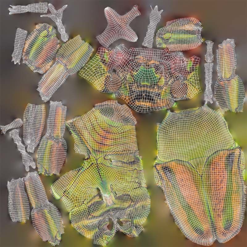 Phyllopertha Horticola Rose Beetle 3D Model – Low Poly Game Asset, FBX - View 16