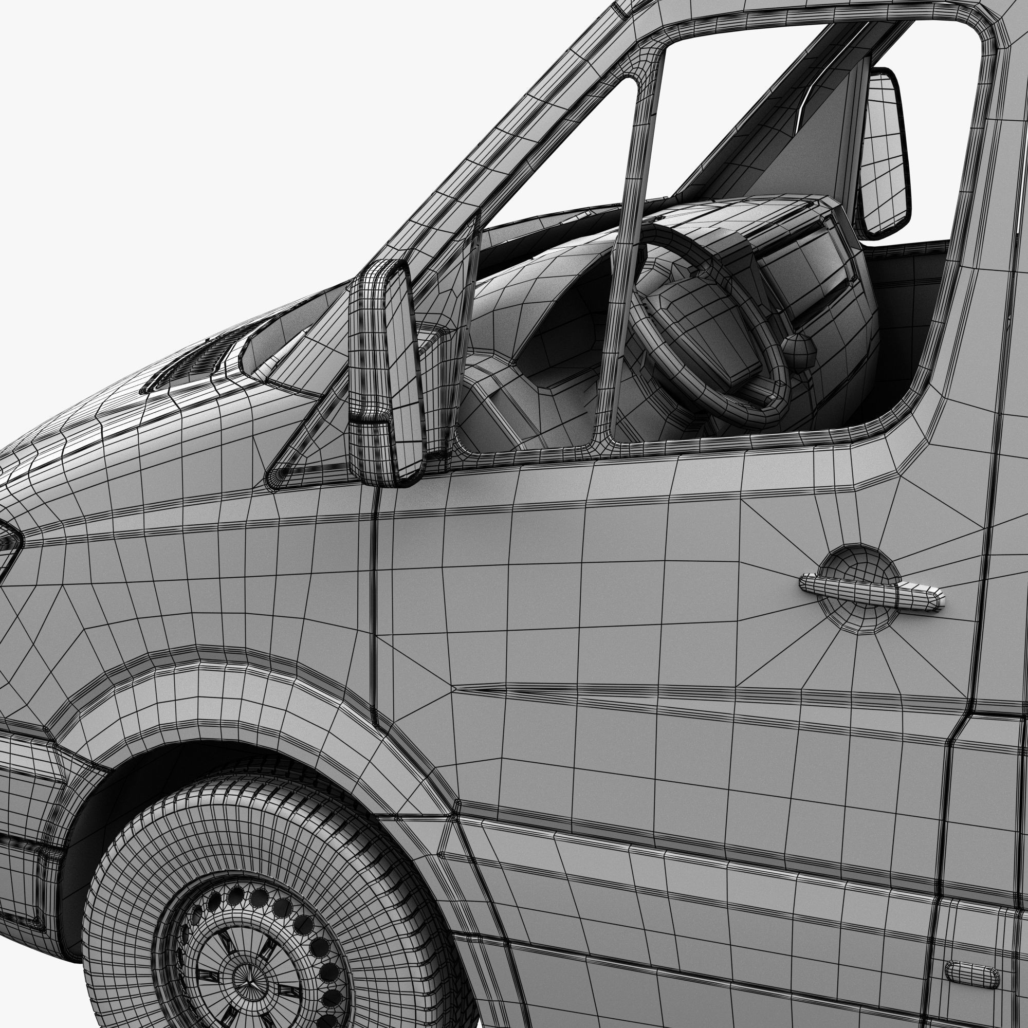Mercedes-Benz Sprinter - Game-Ready 3D Model