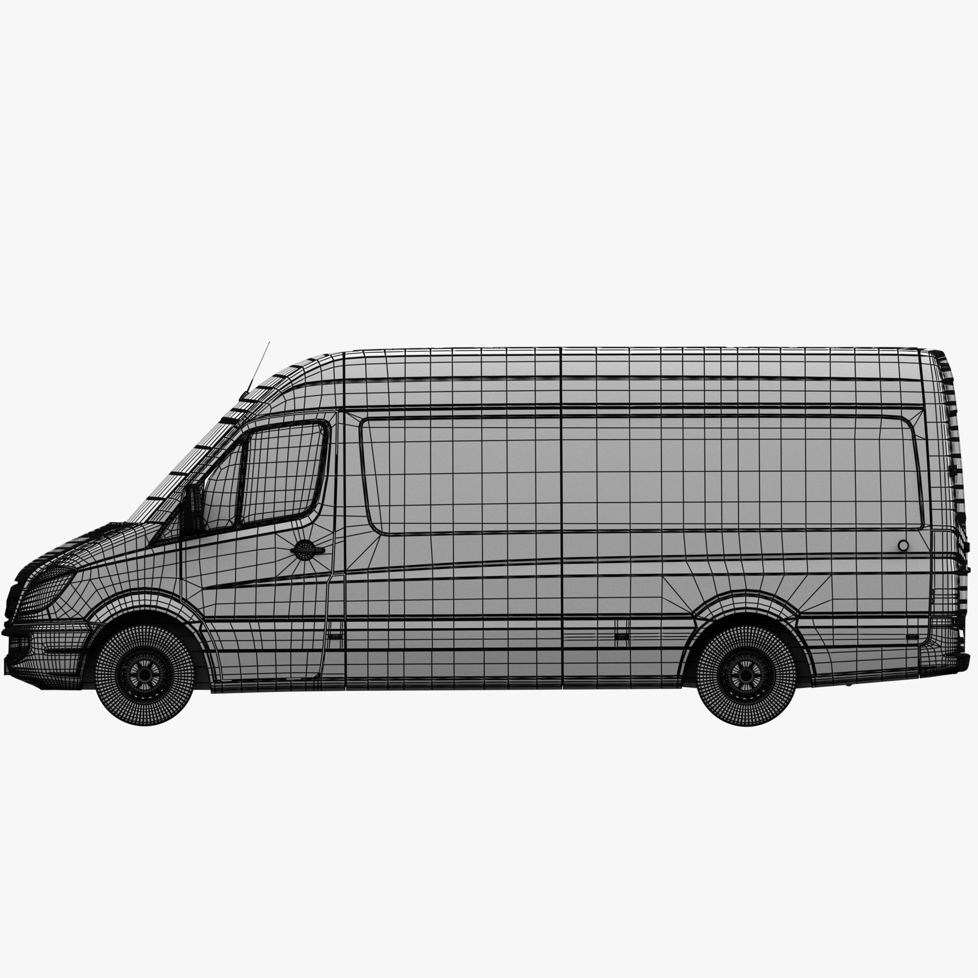 Mercedes-Benz Sprinter - Game-Ready 3D Model - View 18