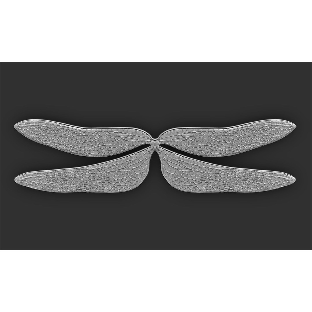 Fairy Wings 3D Model – Fantasy Wing Designs, ZTL, OBJ, STL Formats - View 14