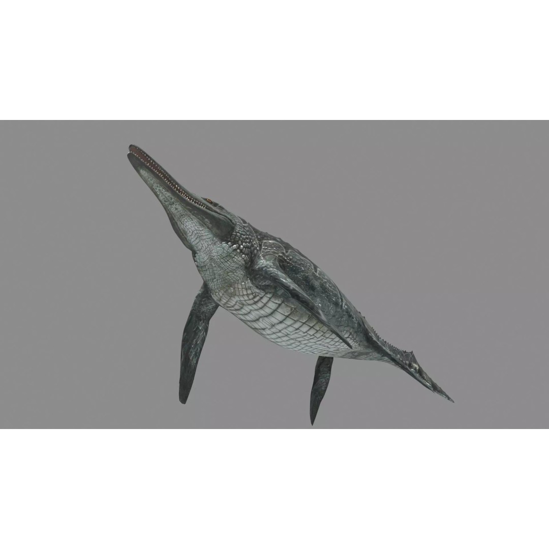 Ichthyotitan 3D Model – 8K Animated Aquatic Character, FBX & OBJ - View 19