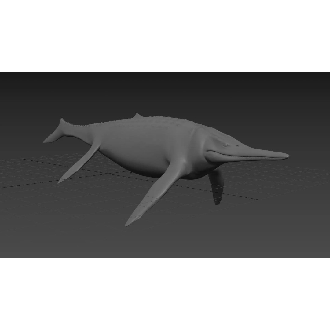 Ichthyotitan 3D Model – 8K Animated Aquatic Character, FBX & OBJ - View 23