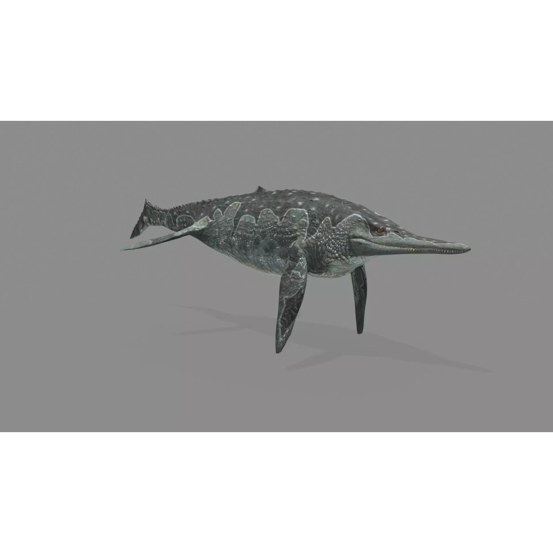Ichthyotitan 3D Model – 8K Animated Aquatic Character, FBX & OBJ - View 25