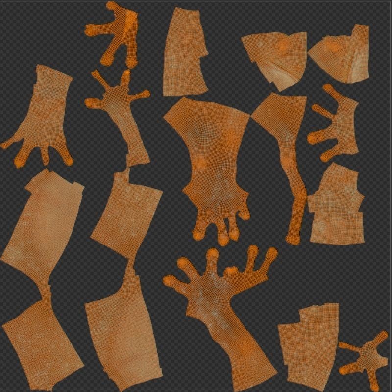 Blue Frog 3D Model – Rigged Low-Poly Game Asset, FBX - View 23