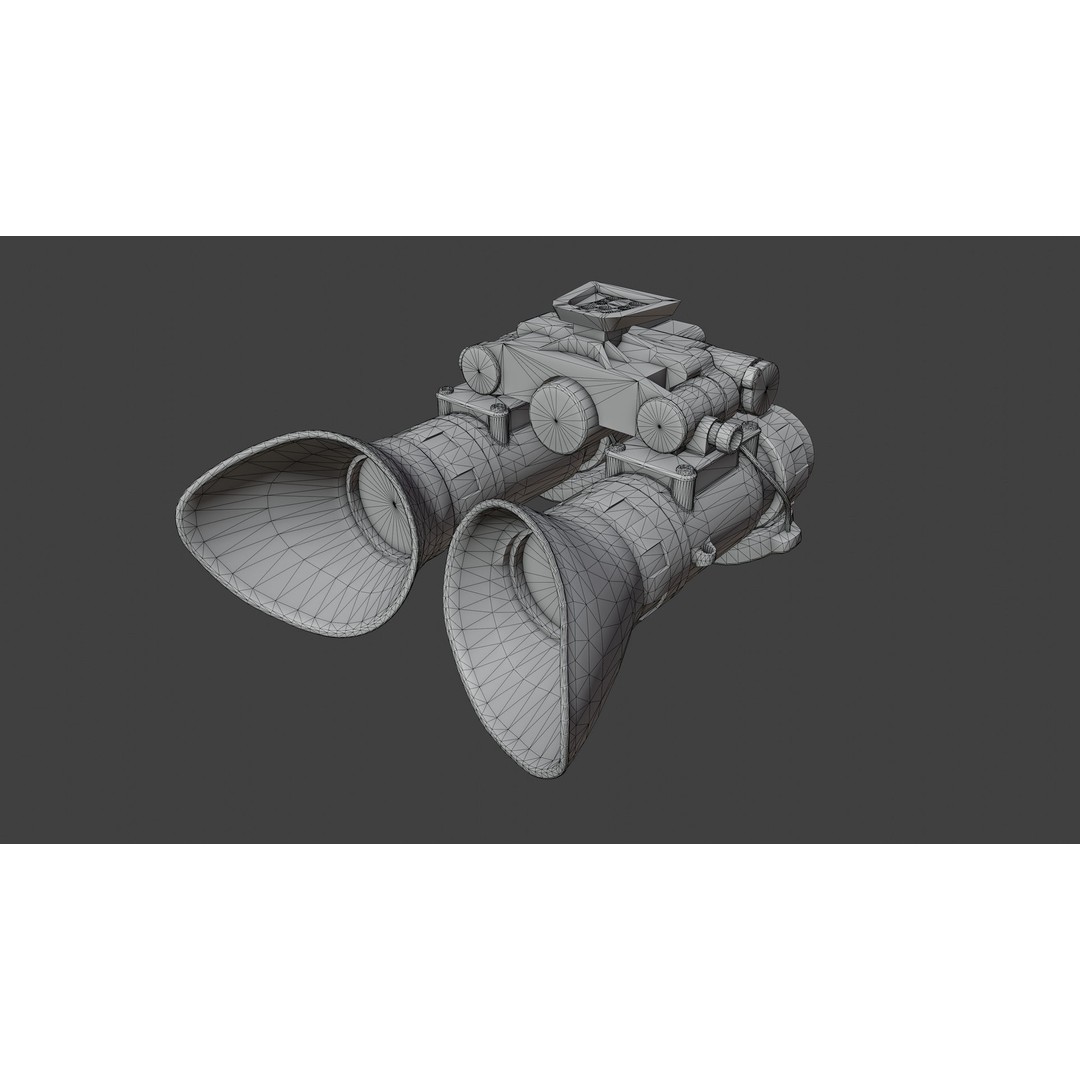 Night Vision Goggles 3D Model – Low Poly PBR Asset, FBX