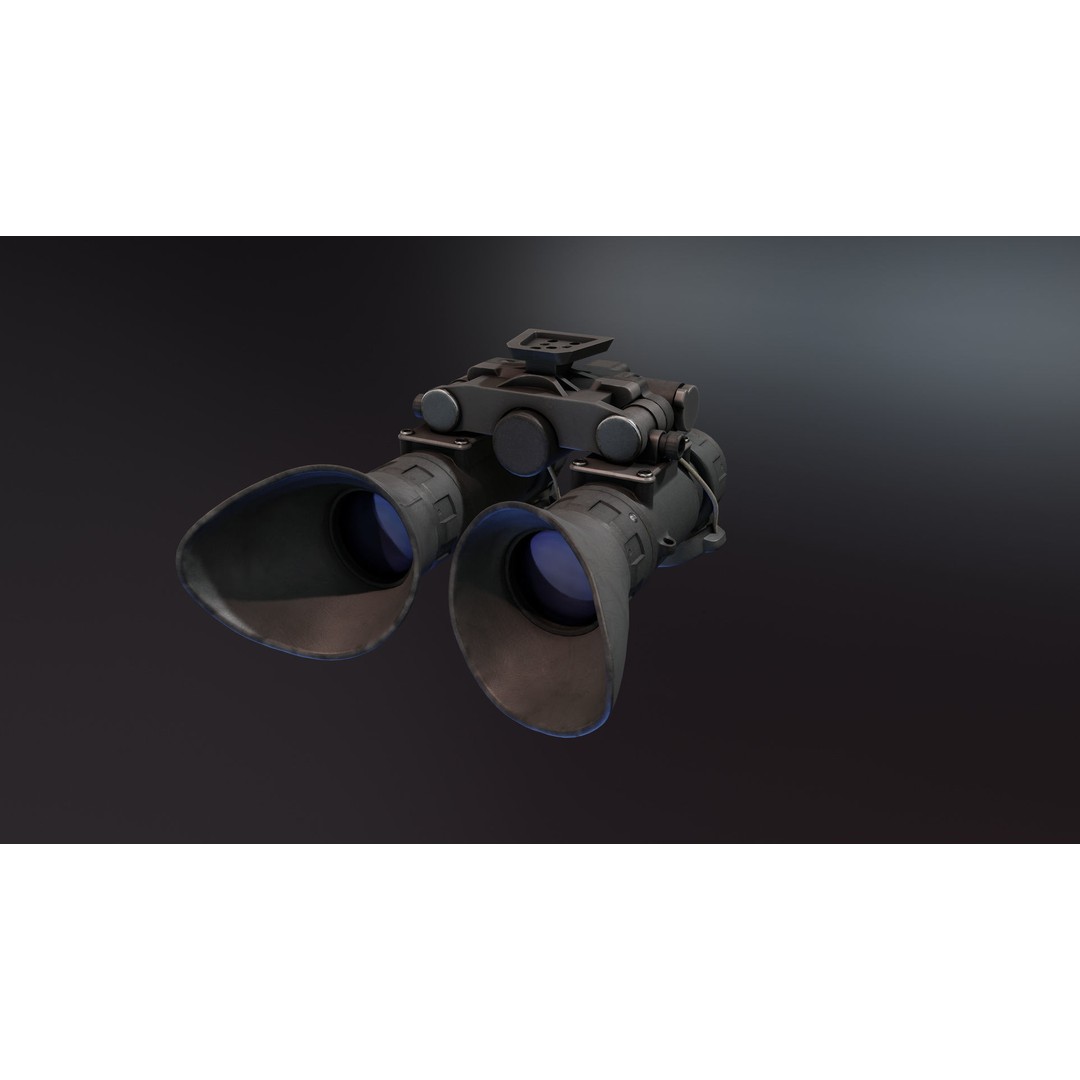 Night Vision Goggles 3D Model – Low Poly PBR Asset, FBX - View 5