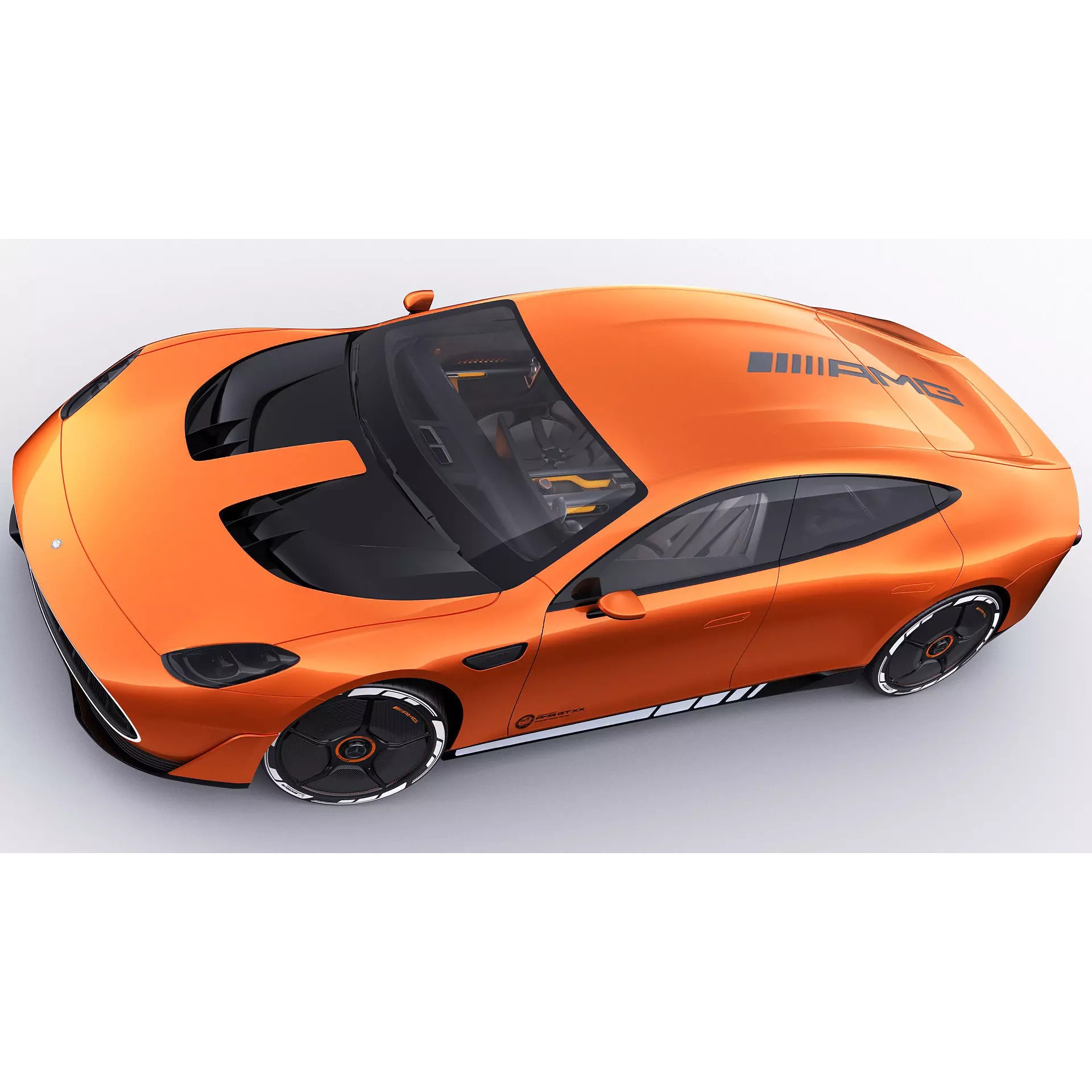 Mercedes-Benz AMG GT XX Concept 2025 - Game-Ready 3D Model - View 11