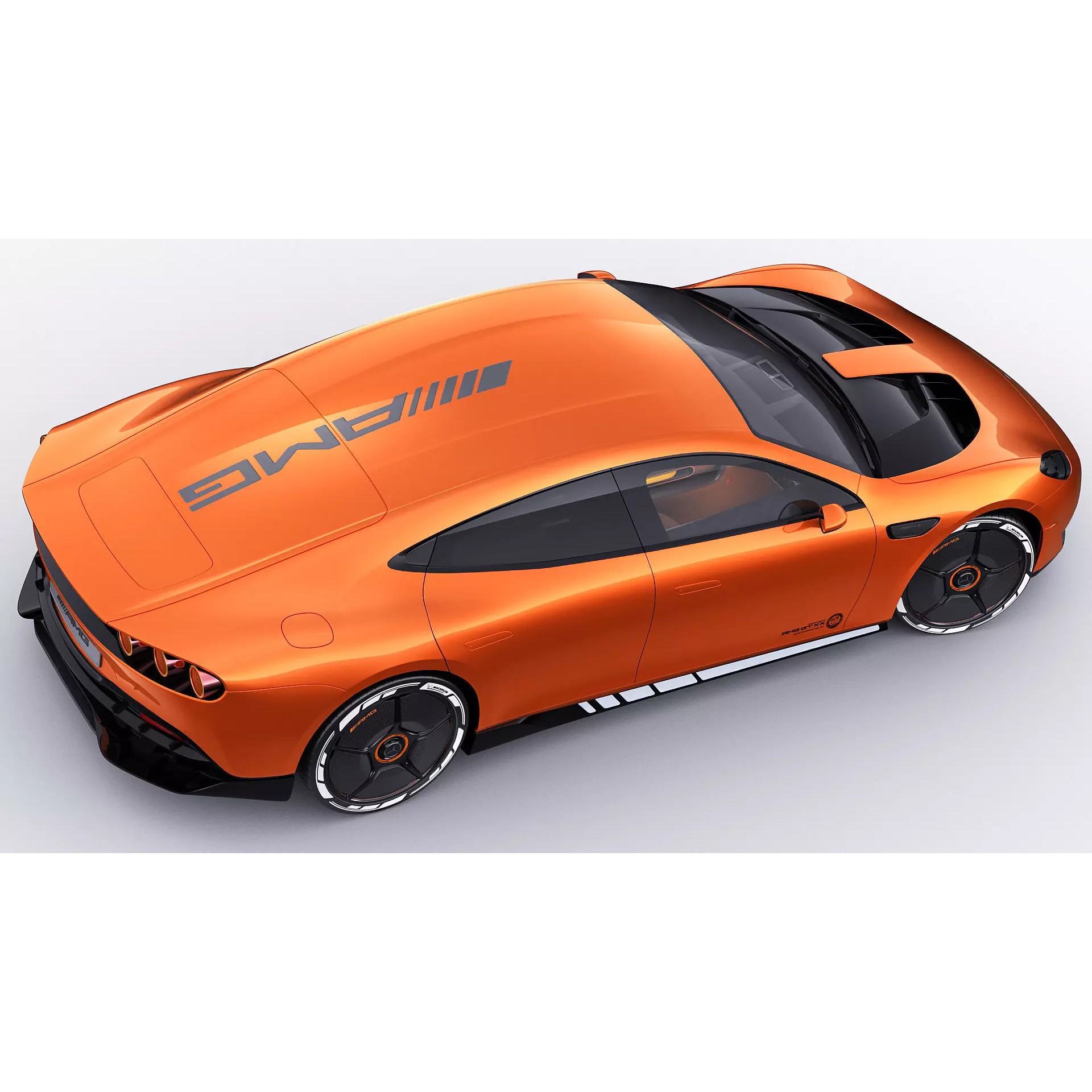 Mercedes-Benz AMG GT XX Concept 2025 - Game-Ready 3D Model - View 12
